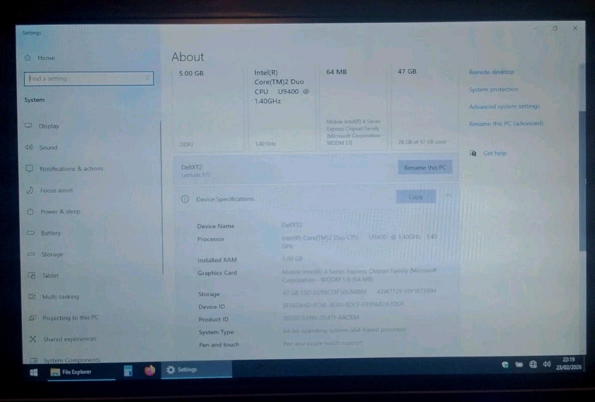 DELL LATITUDE XT2 Laptop PP12S Notebook / Tablet Touchscreen SSD Style GREAT