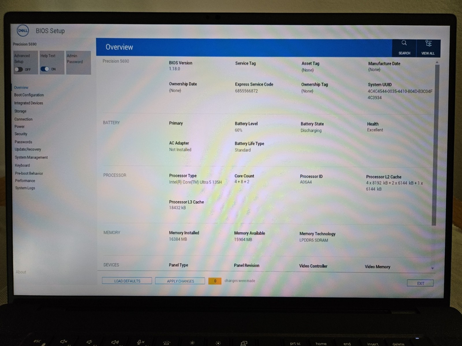 Dell Precision 5690 16″ Core Ultra 5 135H 16GB 512GB WiFi 7 ProSupport 2028