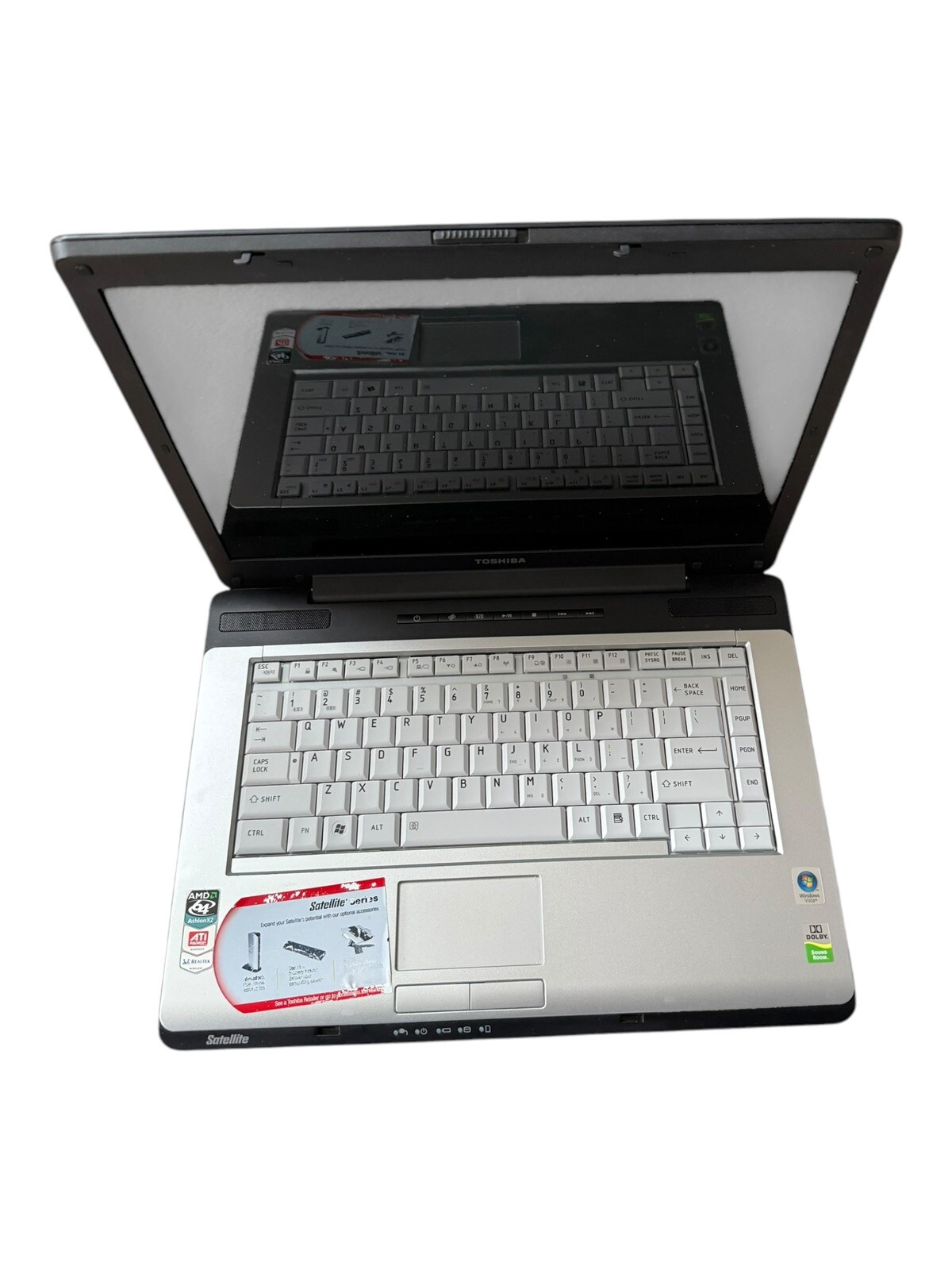 Toshiba Satellite A215-S7425 AMD Athlon 64 X2 2GB RAM NO Hard Drive READ