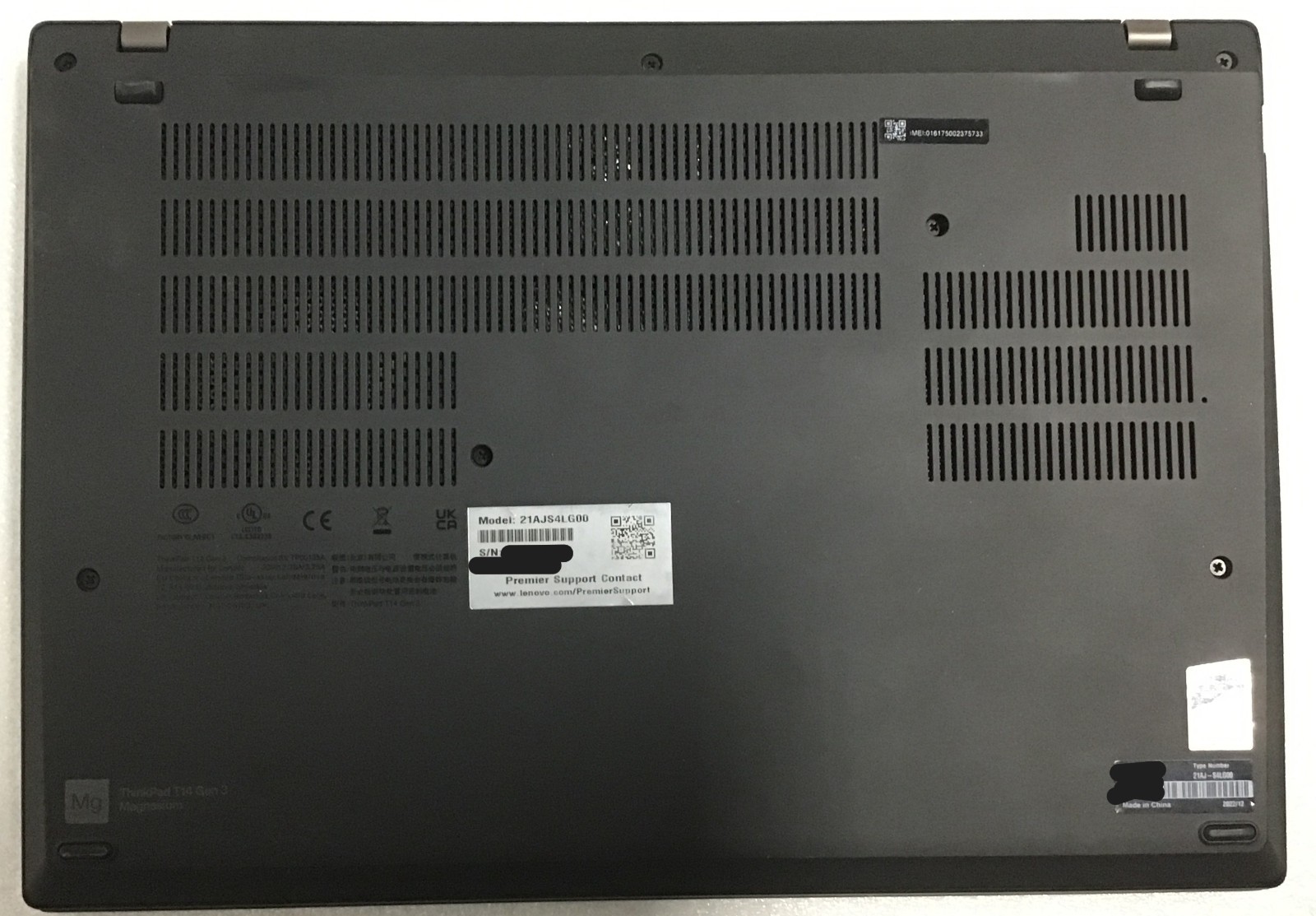Lenovo ThinkPad T14 Gen 3 i5-1250P 1.7GHz 32GB 512GB Windows 11 Pro Touchscreen