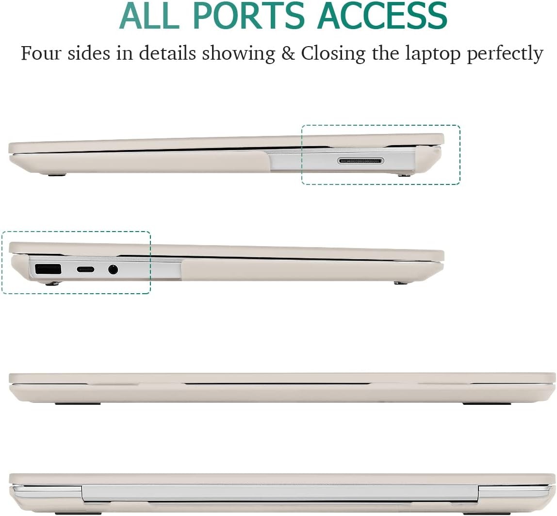 12.4 inch Microsoft Surface Laptop Go 3/2/1 Models: 1943 2013 Hard Shell Case