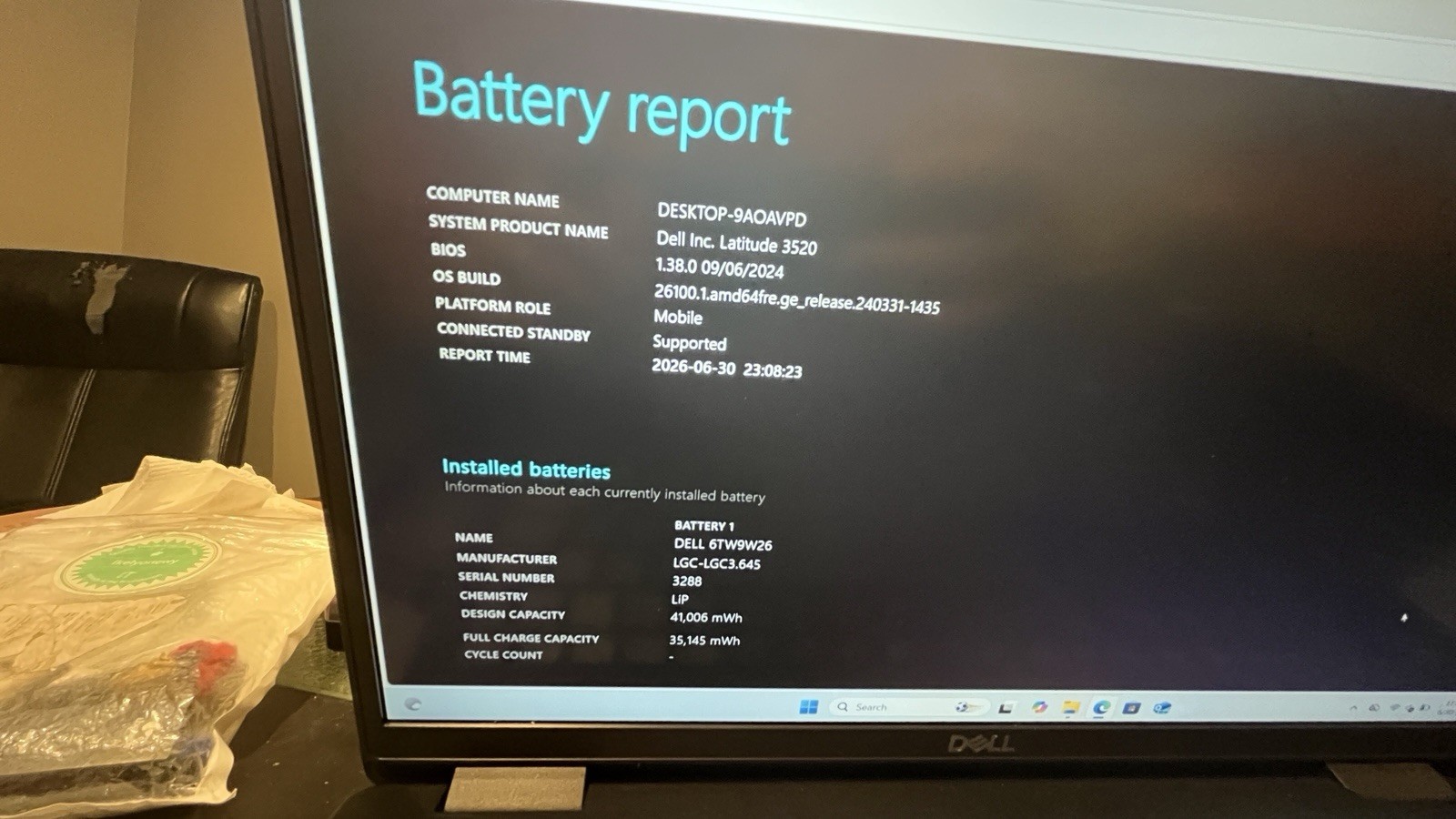Dell Latitude 3520 Laptop i5-1135G7 16GB 256GB 15.6″ FHD Upgraded