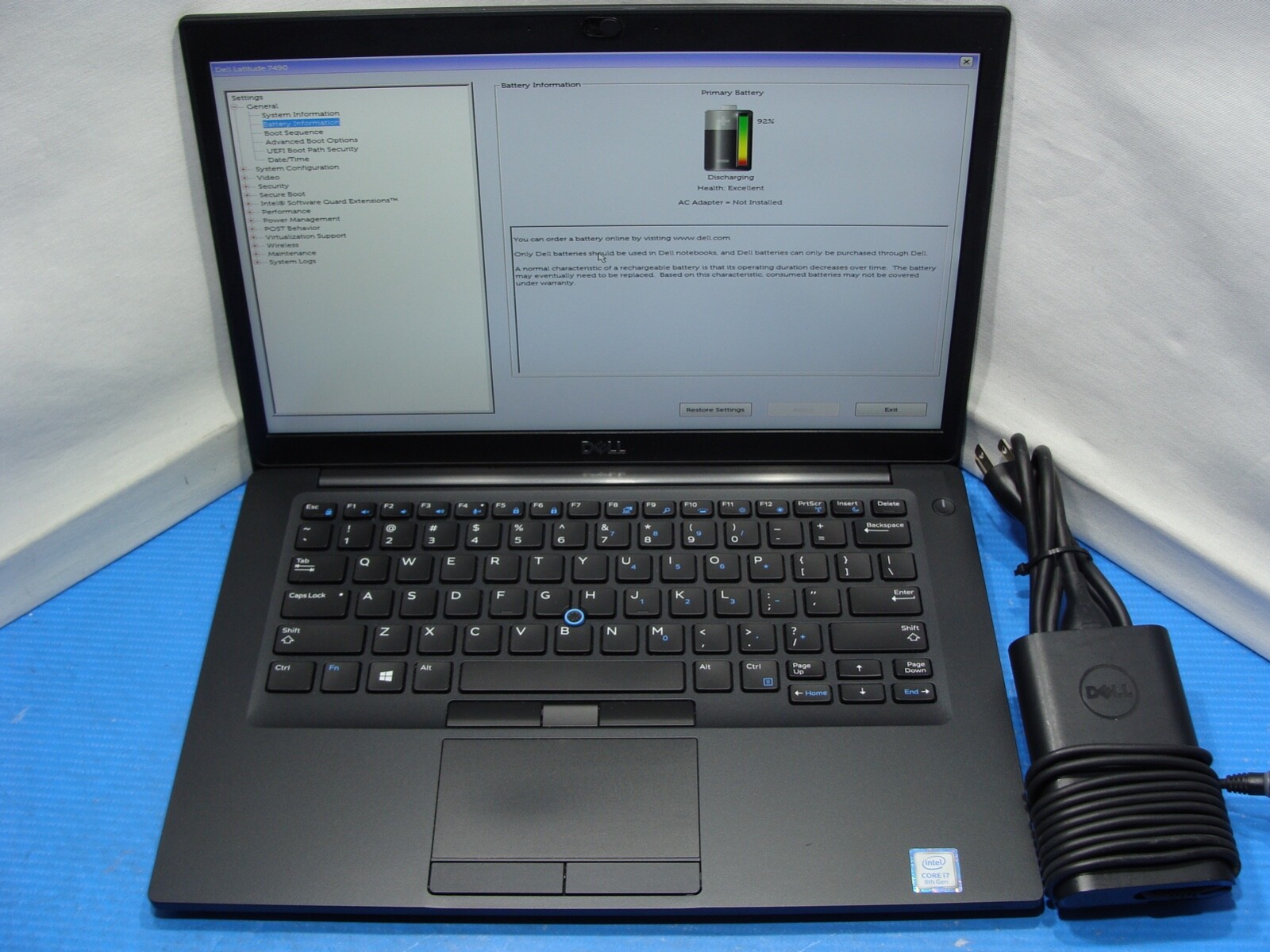 A+ 14″ FHD PwR Battery Dell Latitude 7490 i7-8650U 1.90Ghz 16GB 512GB SIM Ready
