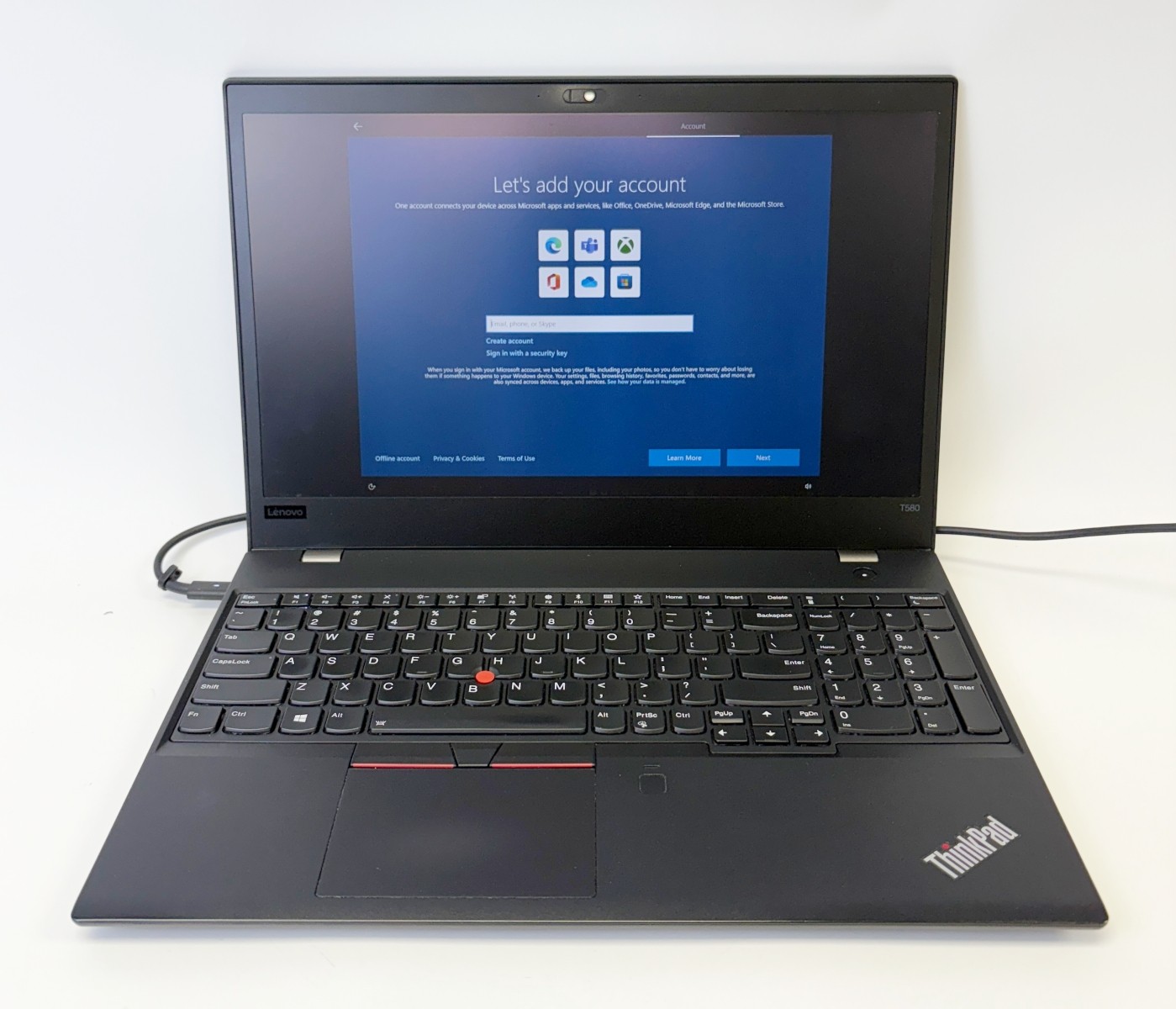 Lenovo ThinkPad T580 15.6″ Laptop i5-7300U 2.60GHz 8GB RAM No SSD/OS