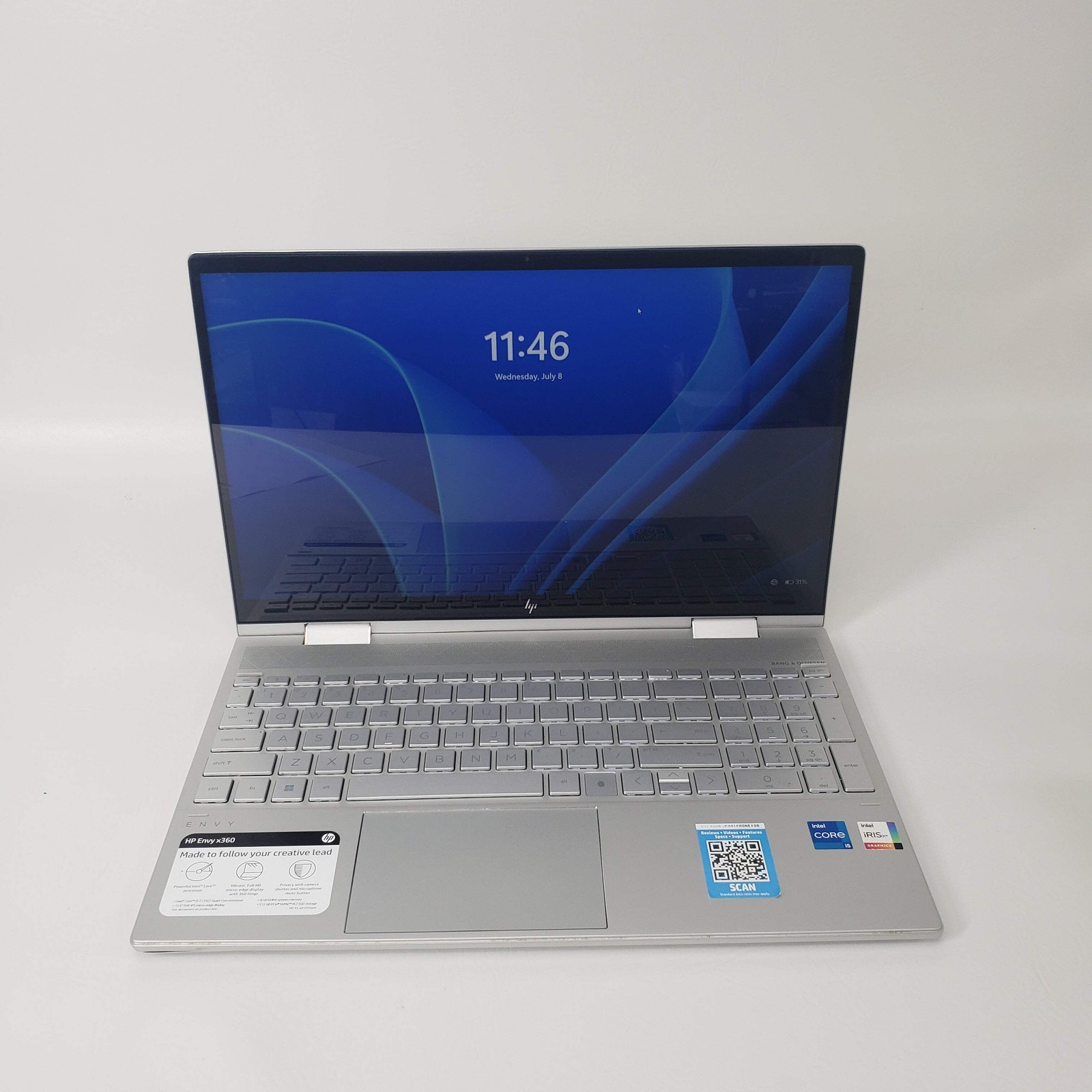 HP Envy x360 QGLET1H 15.6″ i5-1135G7 2.4GHz 32GB RAM 1TB SSD