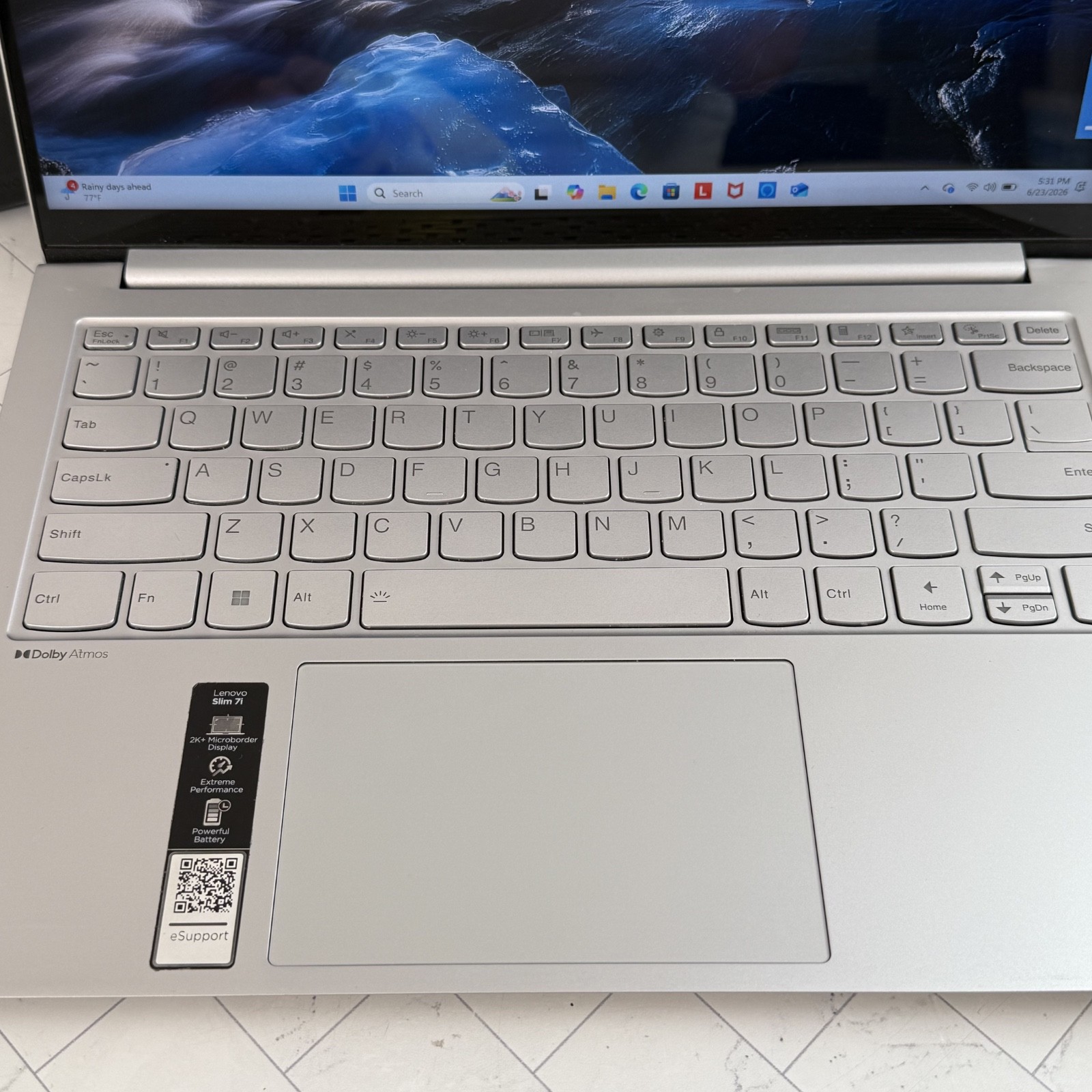 Lenovo Slim 7i 14IAP7 1 TB 16 GB Intel Core i7 2.1GHz Intel Xe Graphics #H456