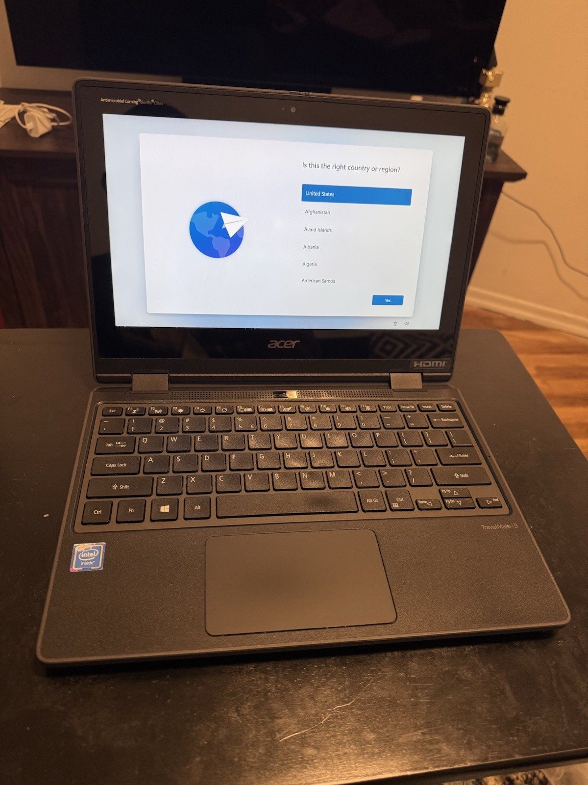 Acer TravelMate B 11.6″ Win 10 Intel Celeron 4GB 64GB eMMC Black Webcam
