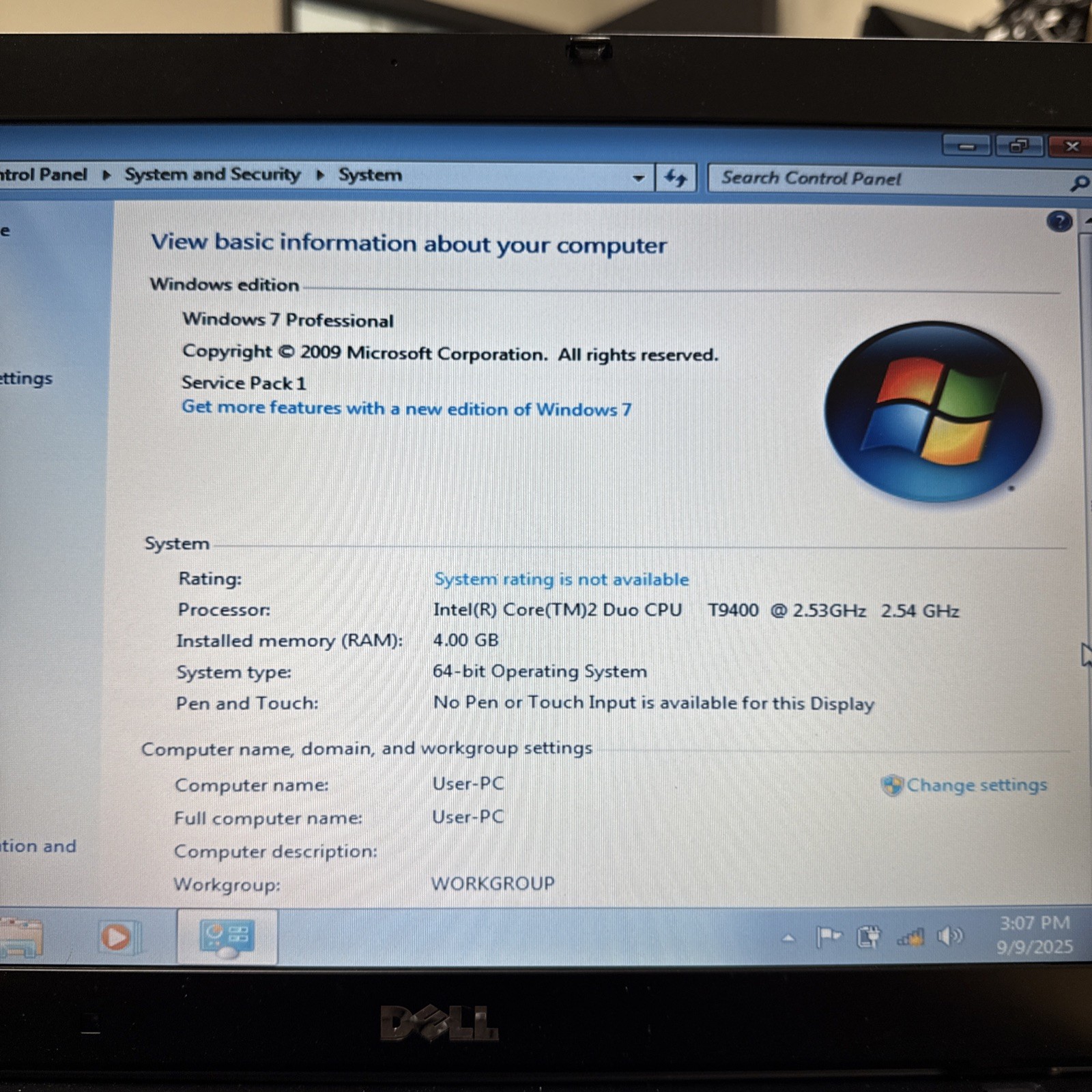 *READ Dell Precision M4400 Core 2 T9400 4GB DDR2 FX 770M