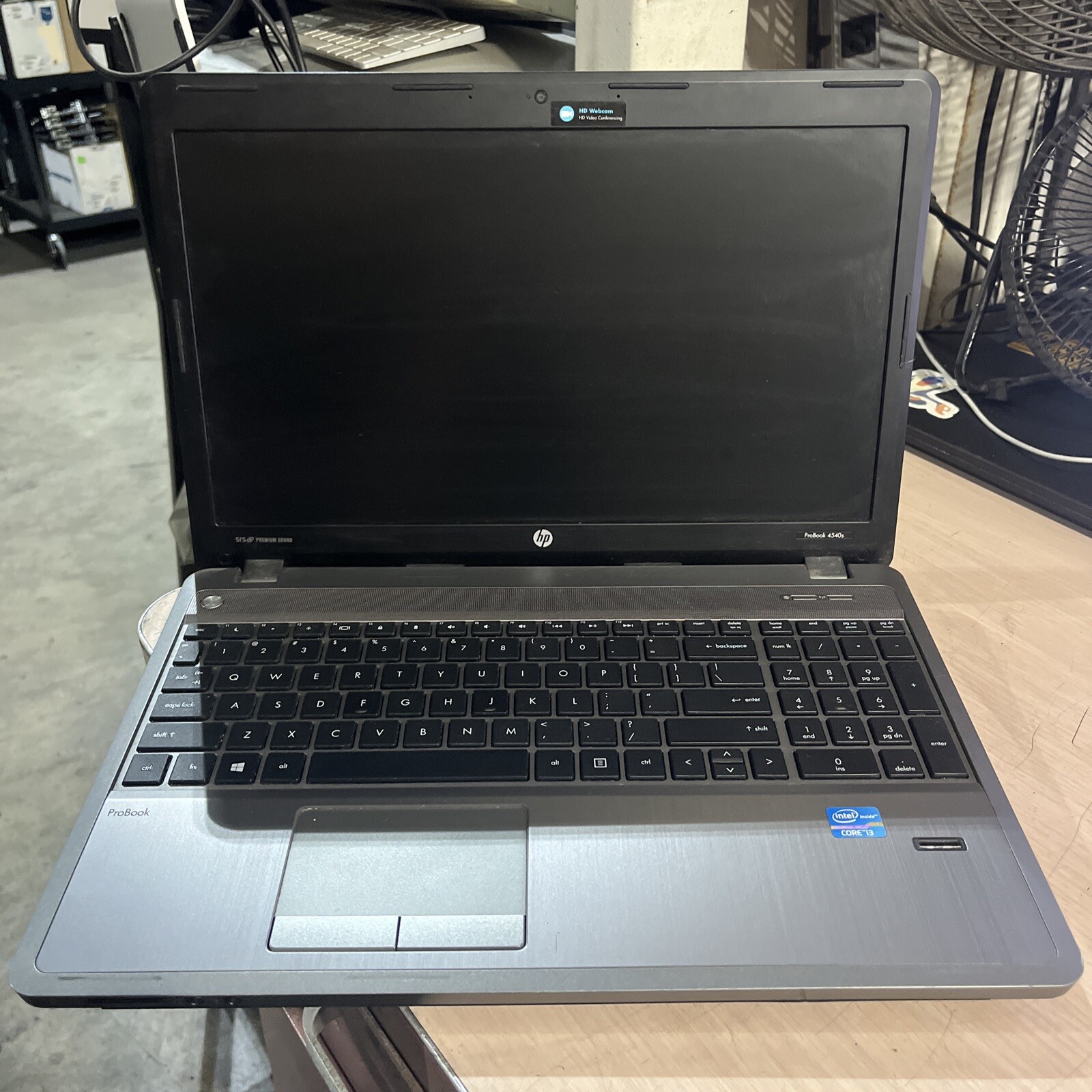 HP PROBOOK 4540S INTEL CORE I3-3110M 2.40GHZ 4GB RAM NO HD 5