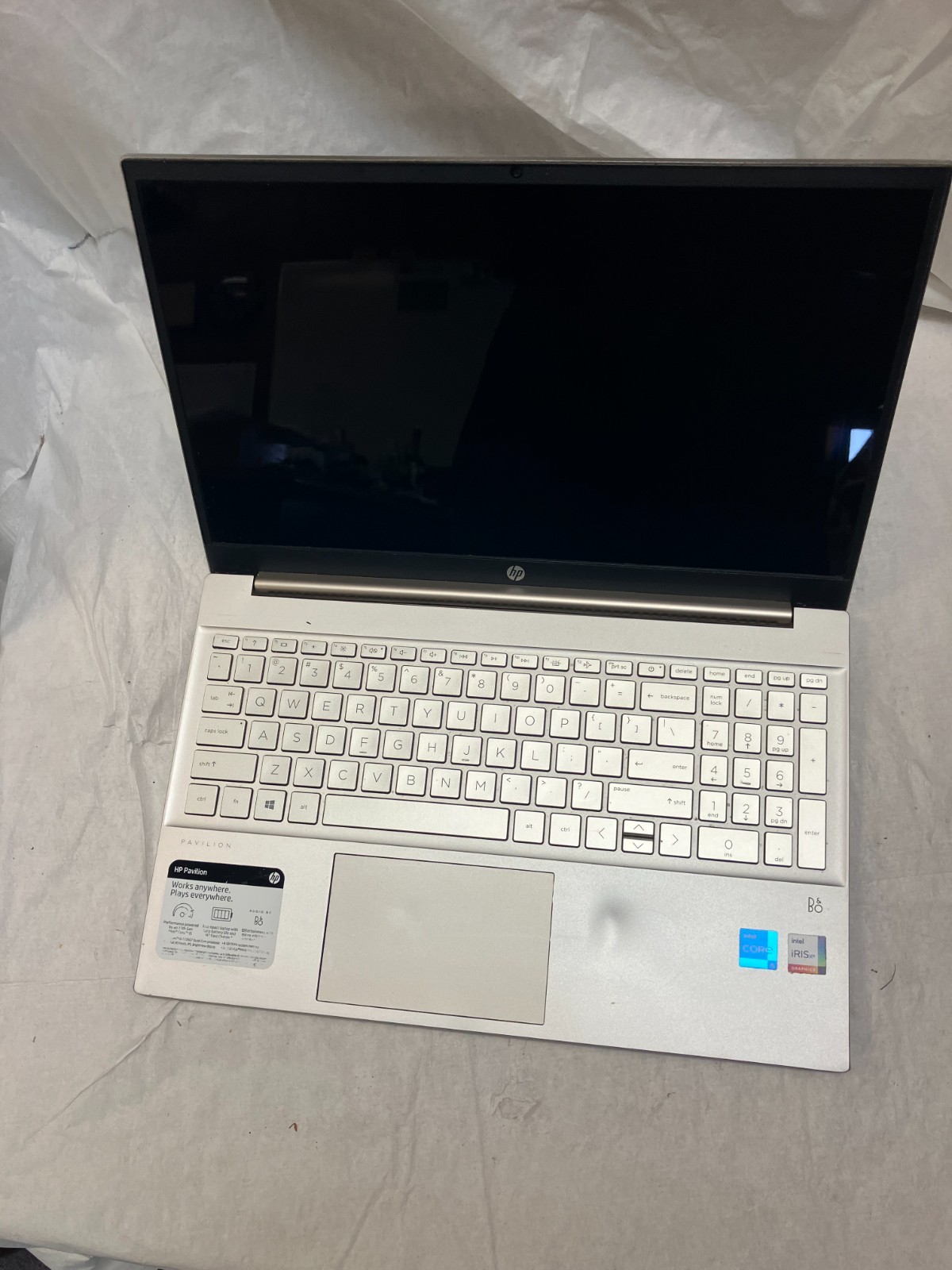HEWLETT PACKARD PAVILION 15-EG0050WM I5-1135G7 15.6 NO MEM/SSD AS-IS FOR PARTS