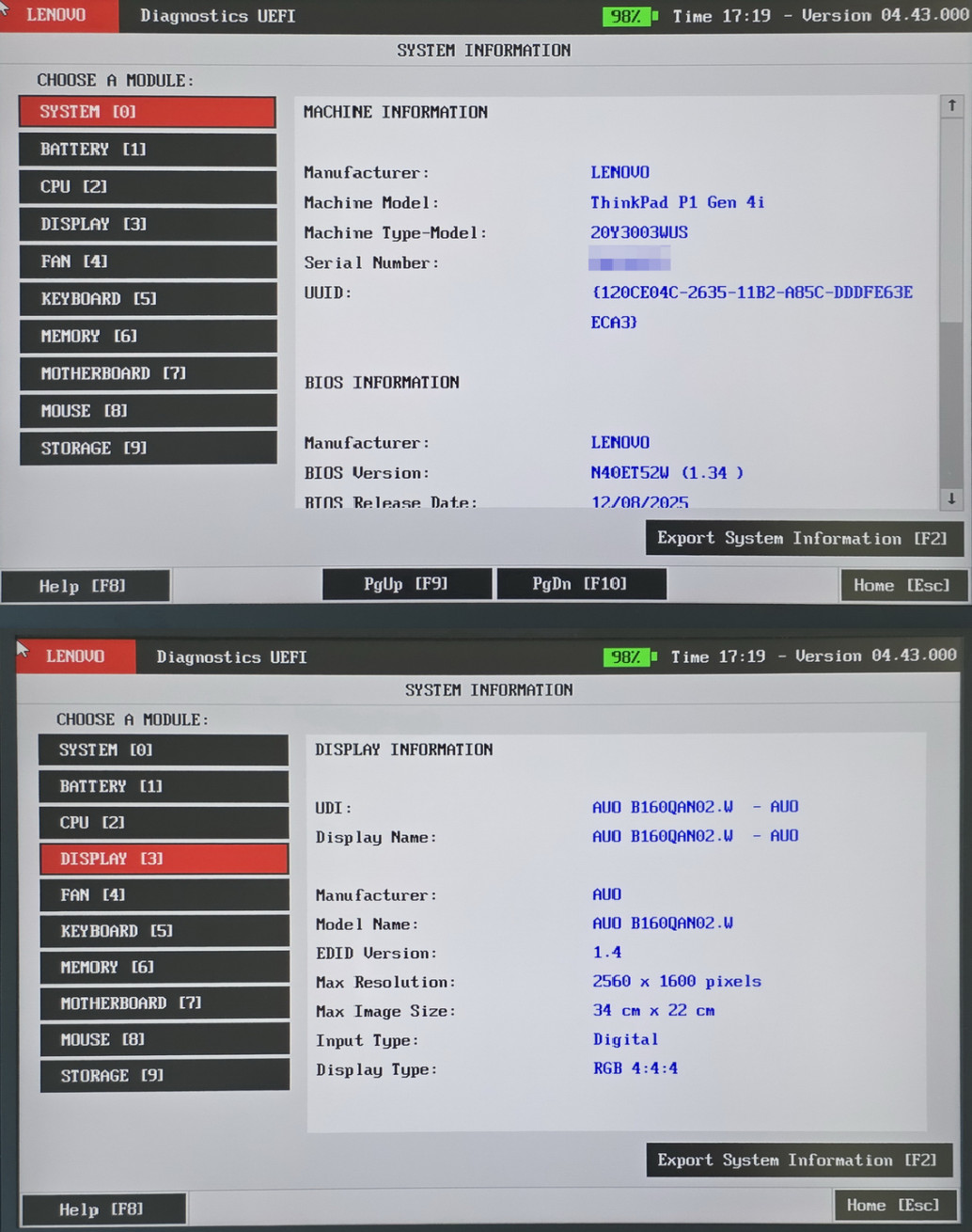 Lenovo ThinkPad P1 Gen 4 i7-11800H 16 2560×1600 16GB 512GB SSD NVIDIA RTX A2000