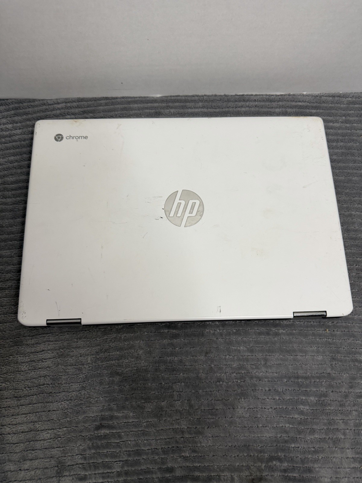 Hp White Chrome Book Laptop For Parts