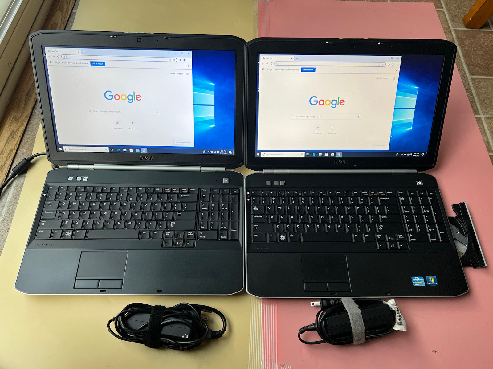 Lot of 2 Dell Latitude E5520 15.6″ Core i5-2410M 4GB RAM 500GB HDD WEBCAM HDMI