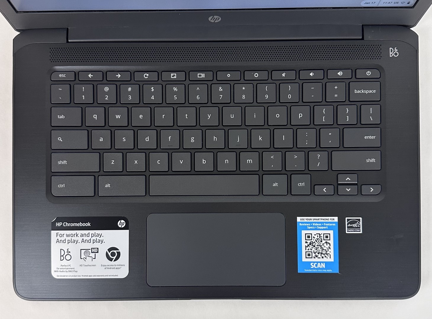 HP Chromebook 14-ca061dx 14″ HD Touch Screen N3350 1.1GHz 4GB 32GB Chrome Laptop