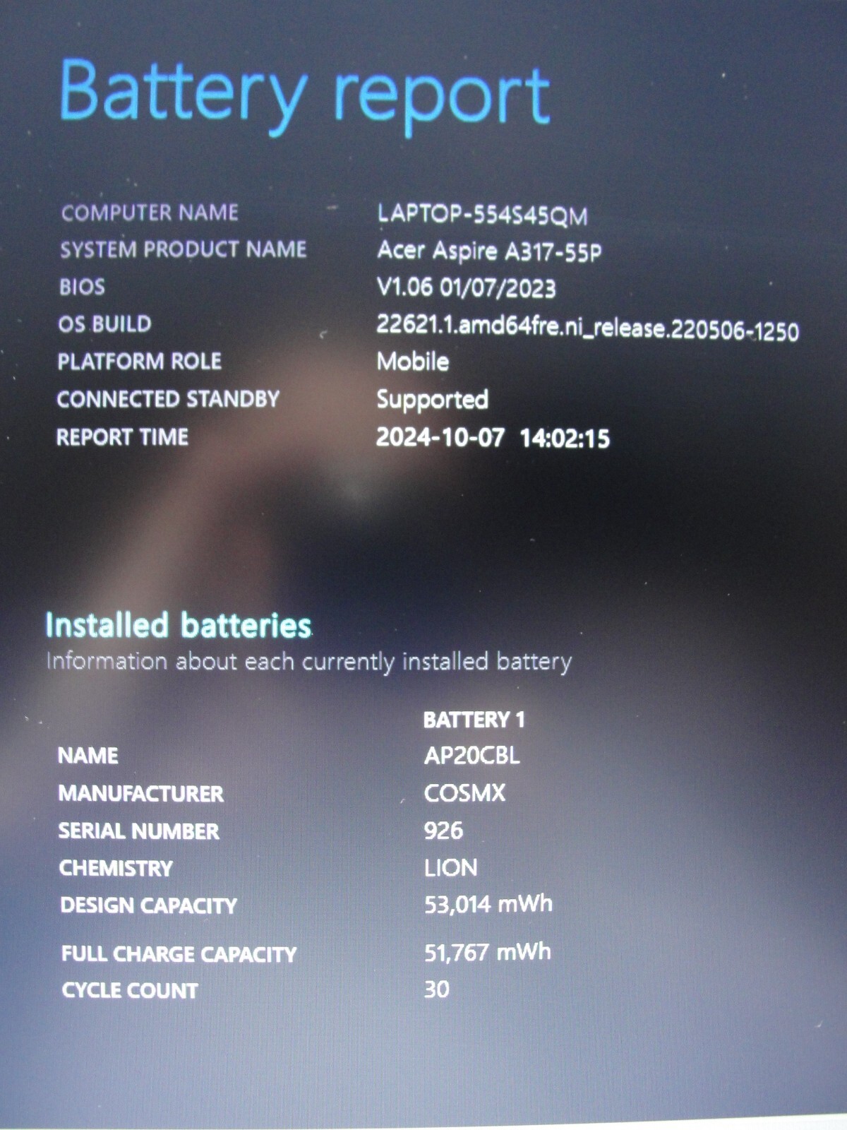 Acer Aspire A317-55-Conx 17.3″FHD laptop Intel N100 0.8Ghz 8GB 128GB SSD 98tt