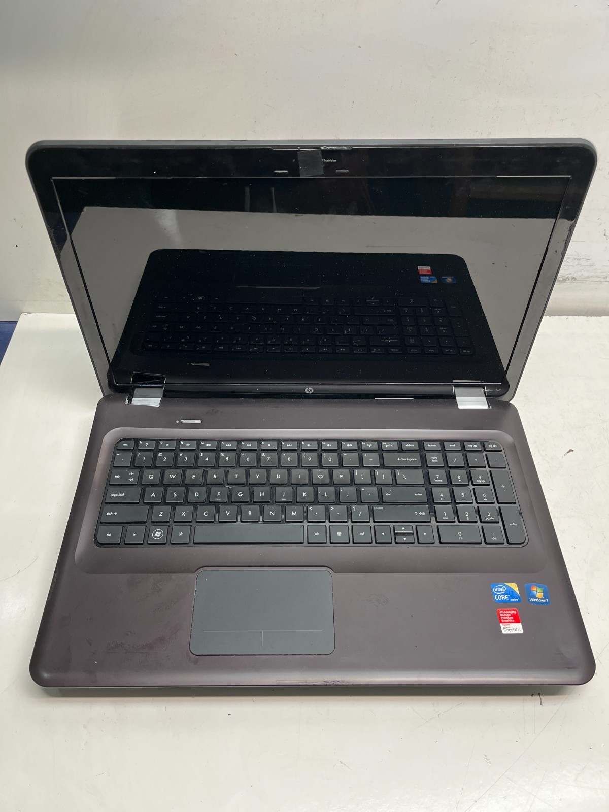 HP dv7-4077cl Intel Core i3-350M 2.26GHz NO RAM NO HDD NO BAT – FOR PARTS