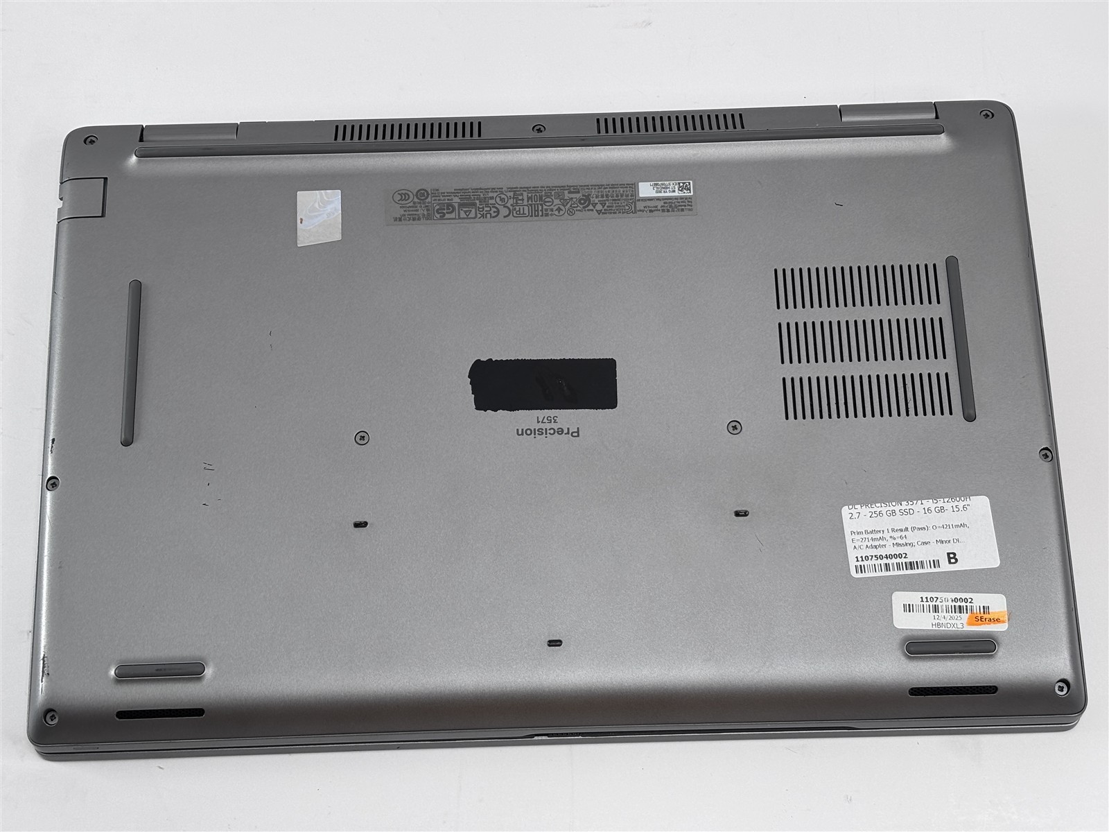 Dell Precision 3571 15.6″ Intel Core i5-12600H 16GB 256GB SSD NVIDIA T600 2.7GHz