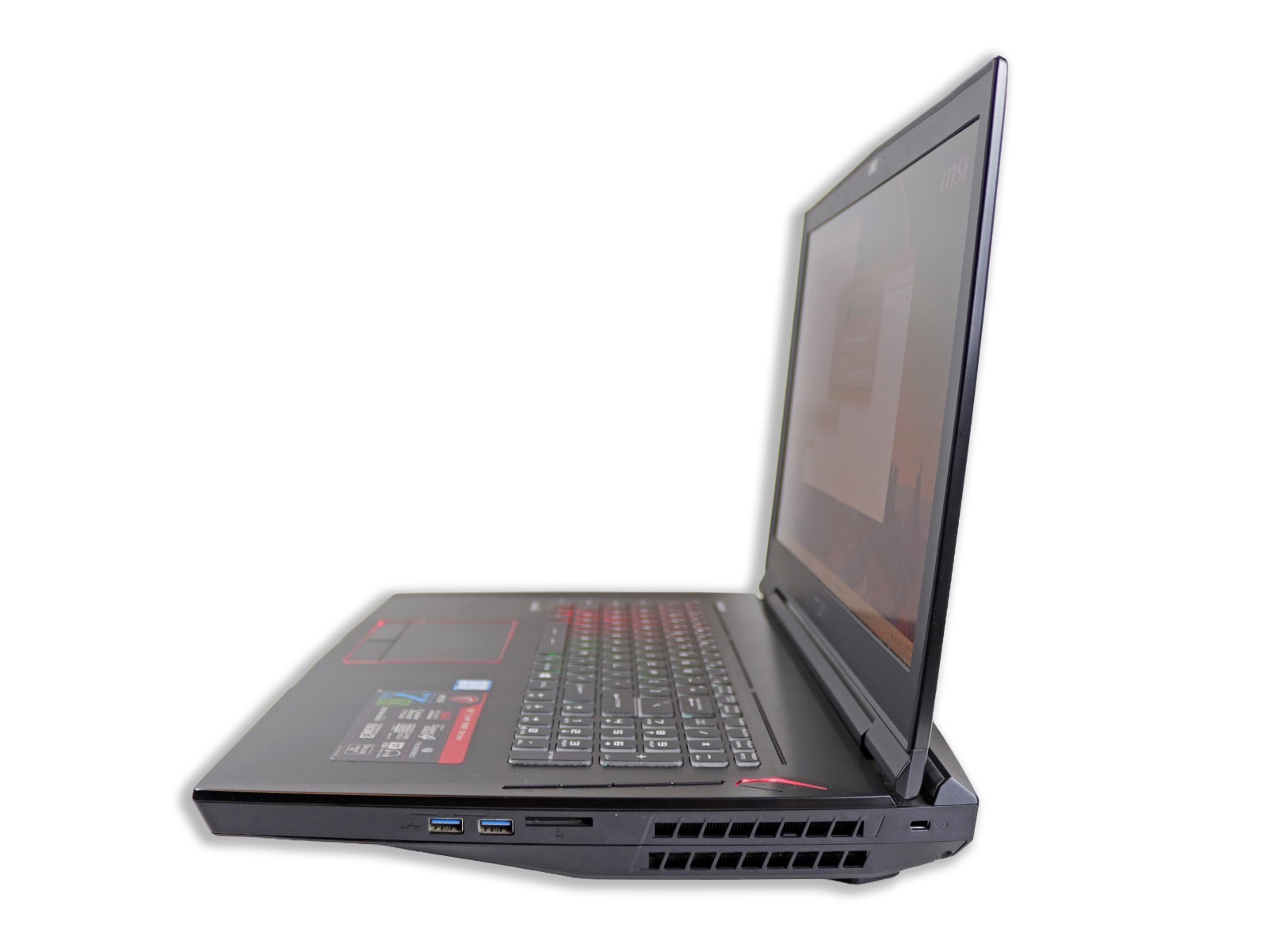 MSI 17.3 GT73 Titan Core i7-7820HK 32GB DDR4 512GB SSD NVIDIA GTX 1070 8GB