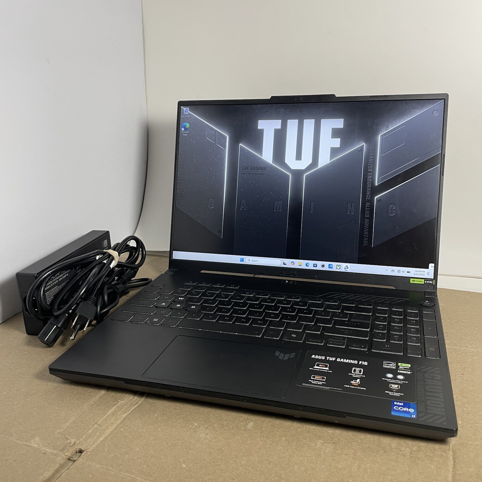 Asus TUF F16 GeForce RTX 4050 i7-13620H 2.4GHz 16GB RAM 512GB SSD
