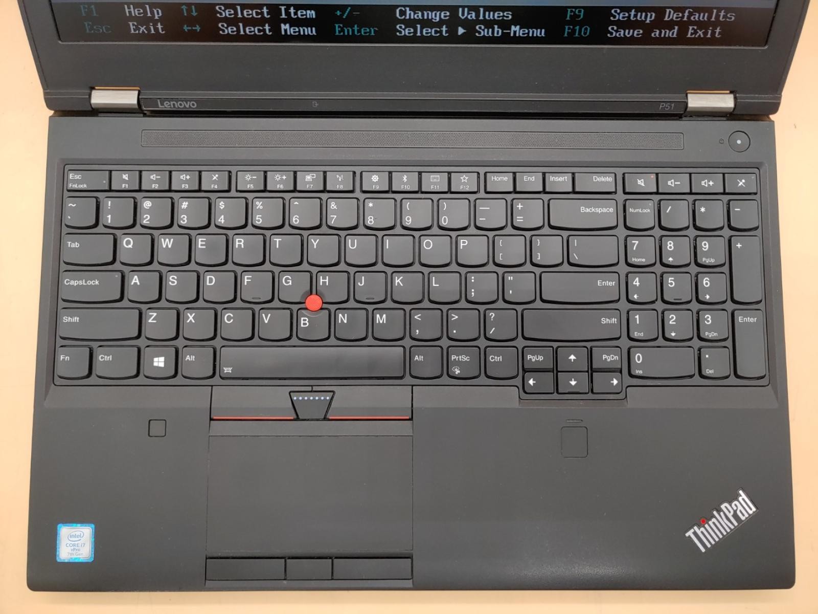 Lenovo ThinkPad P51 15.6″ Intel i7-7820HQ 32GB Quadro M2200M *NO SSD/NO OS/NO AC