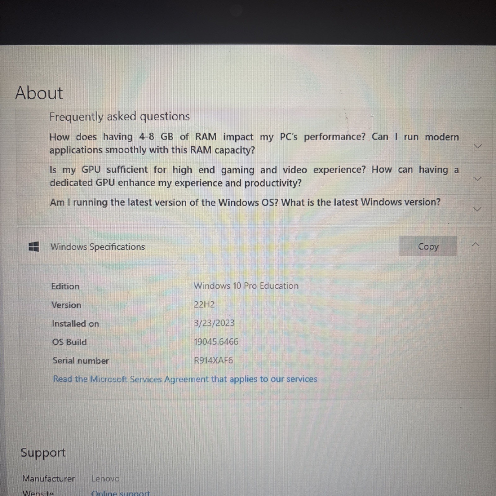 Lenovo AMD 3015e 300W Gen 3 Touchscreen Laptop 11.6″ 64GB