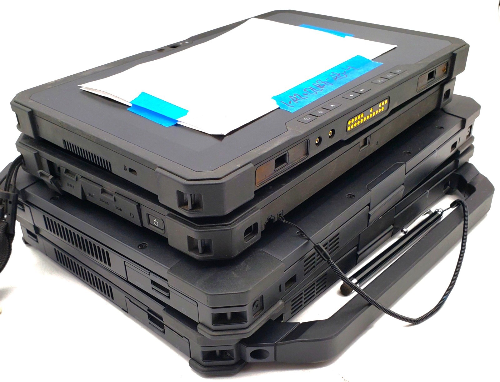 Lot of 4 Dell Rugged Laptops | Intel 8th Gen CPUs | No OS | See Description