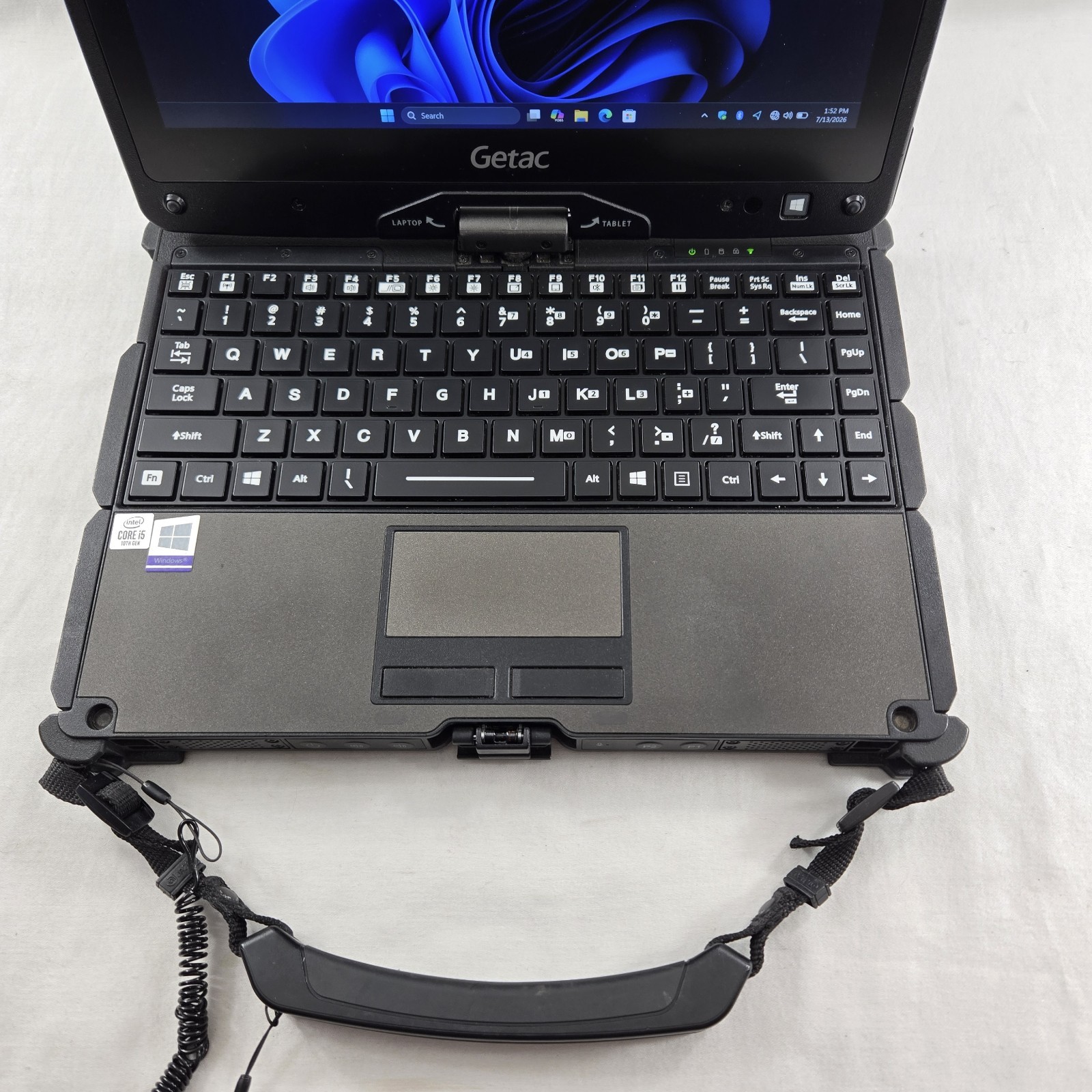 Getac V110 G6 Rugged Toughbook i5-10210U 1.60GHz 256GB SSD 16GB – Win11 Grade B