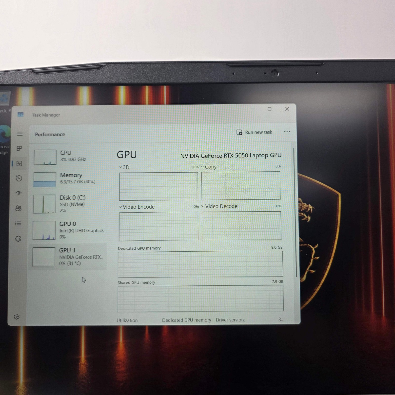 MSI Katana 15 HX 15.6″ i7-14650HX 16GB RAM 500GB GeForce RTX 5050