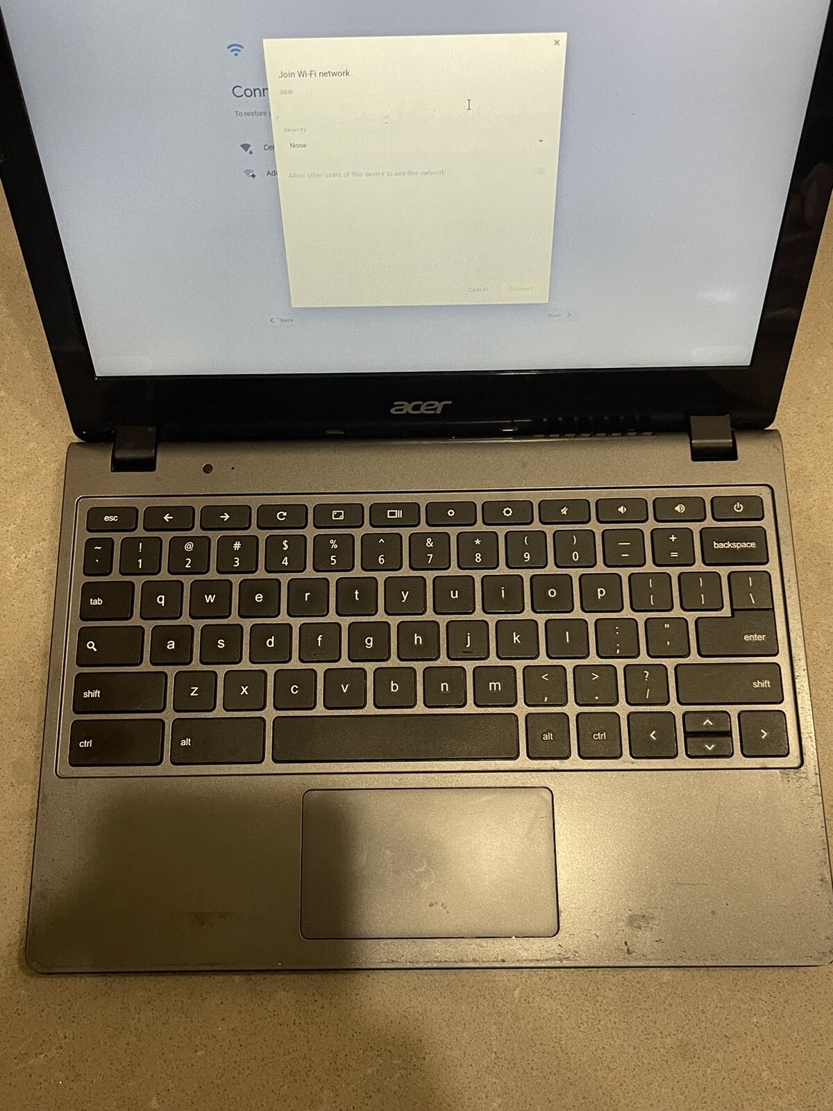 Acer Chromebook C720 – Read Description