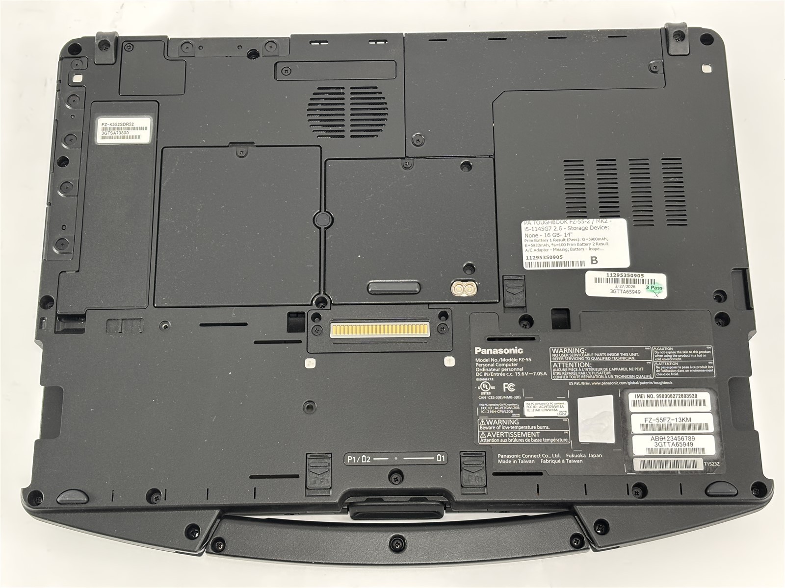 Panasonic Toughbook FZ-55 MK2 14” i5-1145G7 16GB RAM No Storage Backlit Keyboard