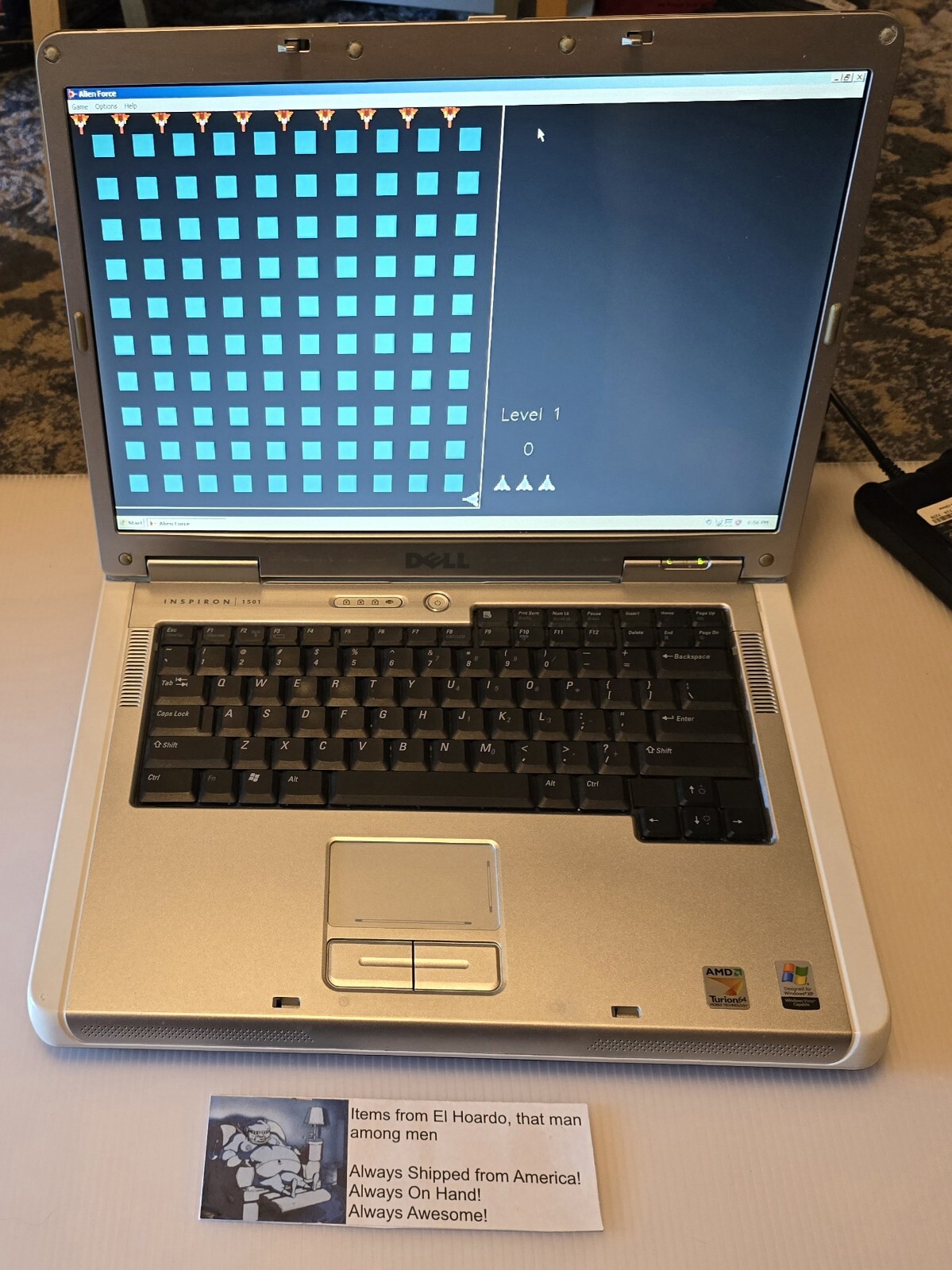 Dell Inspiron 1501 15.4″ AMD Turion 64 2.0GHz 2GB RAM 240GB HDD Radeon XP Read