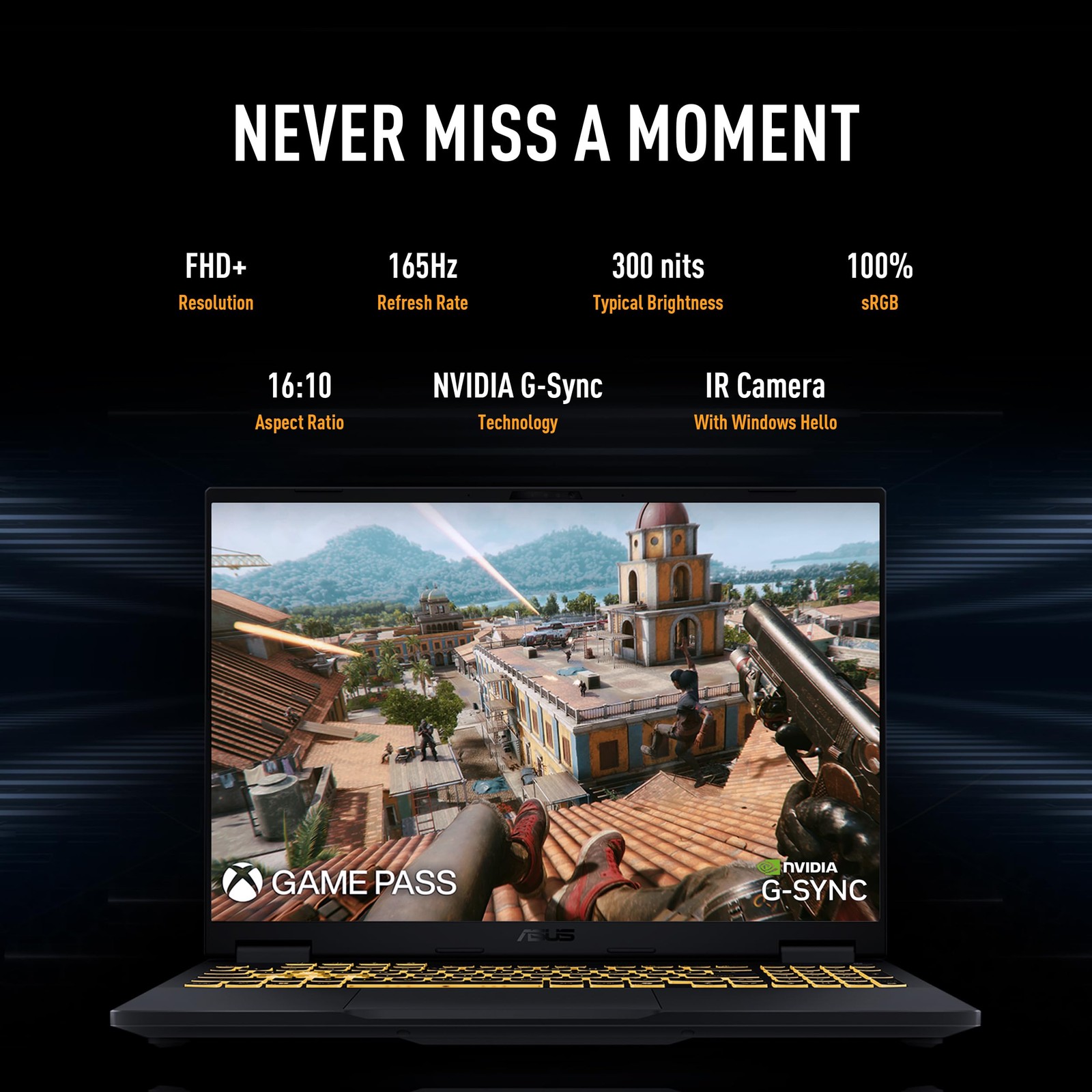 ASUS TUF Gaming F16 (2025) Laptop, 16” FHD+ 165Hz, Intel Core i5, RTX 5050