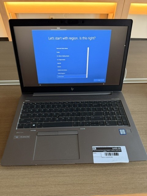 HP ZBook 15u G6 2018 Gray FHD i7-8665U 1.90GHz 16GB RAM 256GB SSD