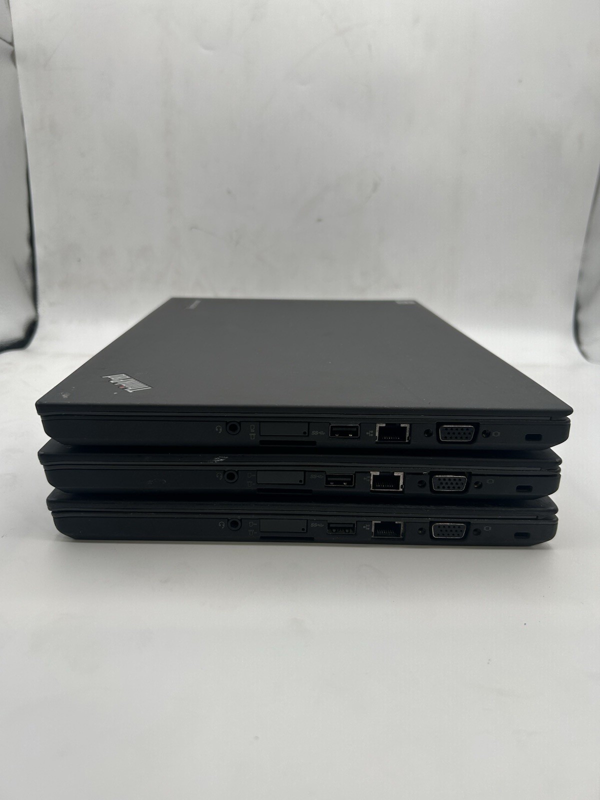 Lot of 3 Lenovo ThinkPad T440/T450 No Battery No AC 5-20-1