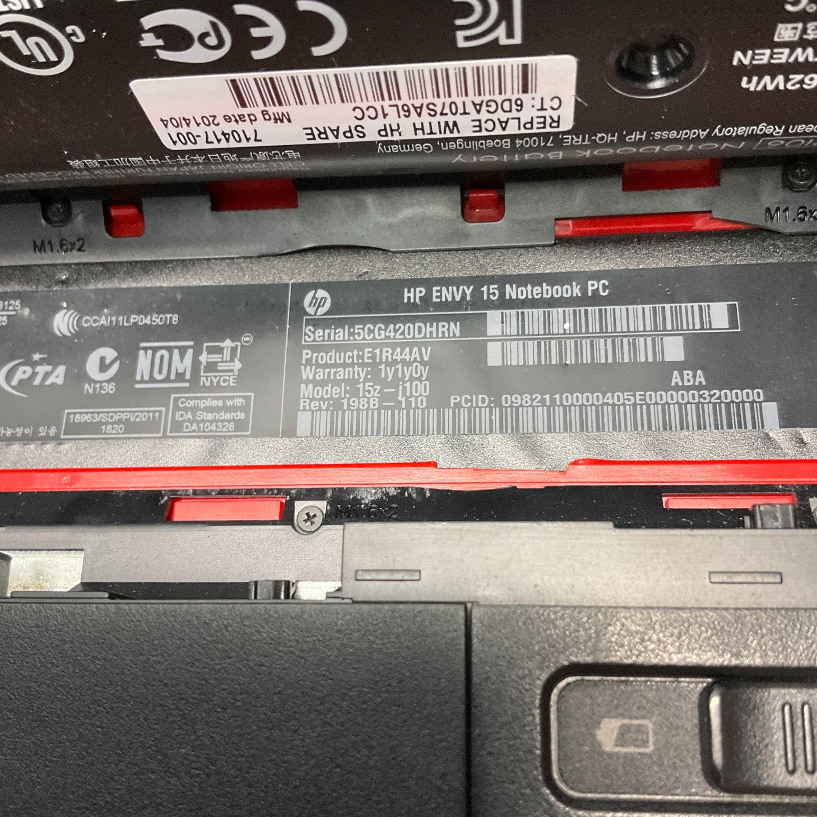 HP Envy 15 Laptop – AMD A8 5500M 4GB 750GB HDD Windows 10 Pro 15z-j100
