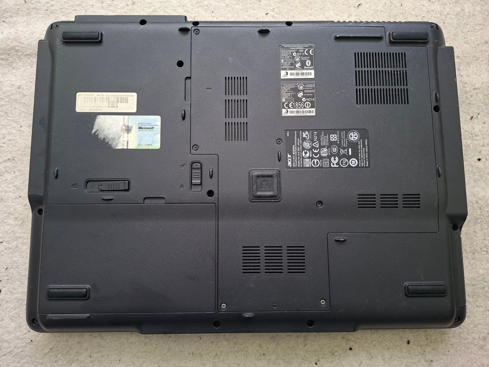 Acer Travelmate 5730 Laptop 15.4″ 1GB 120GB SSD Windows Vista SP2 32 BIT HDMI
