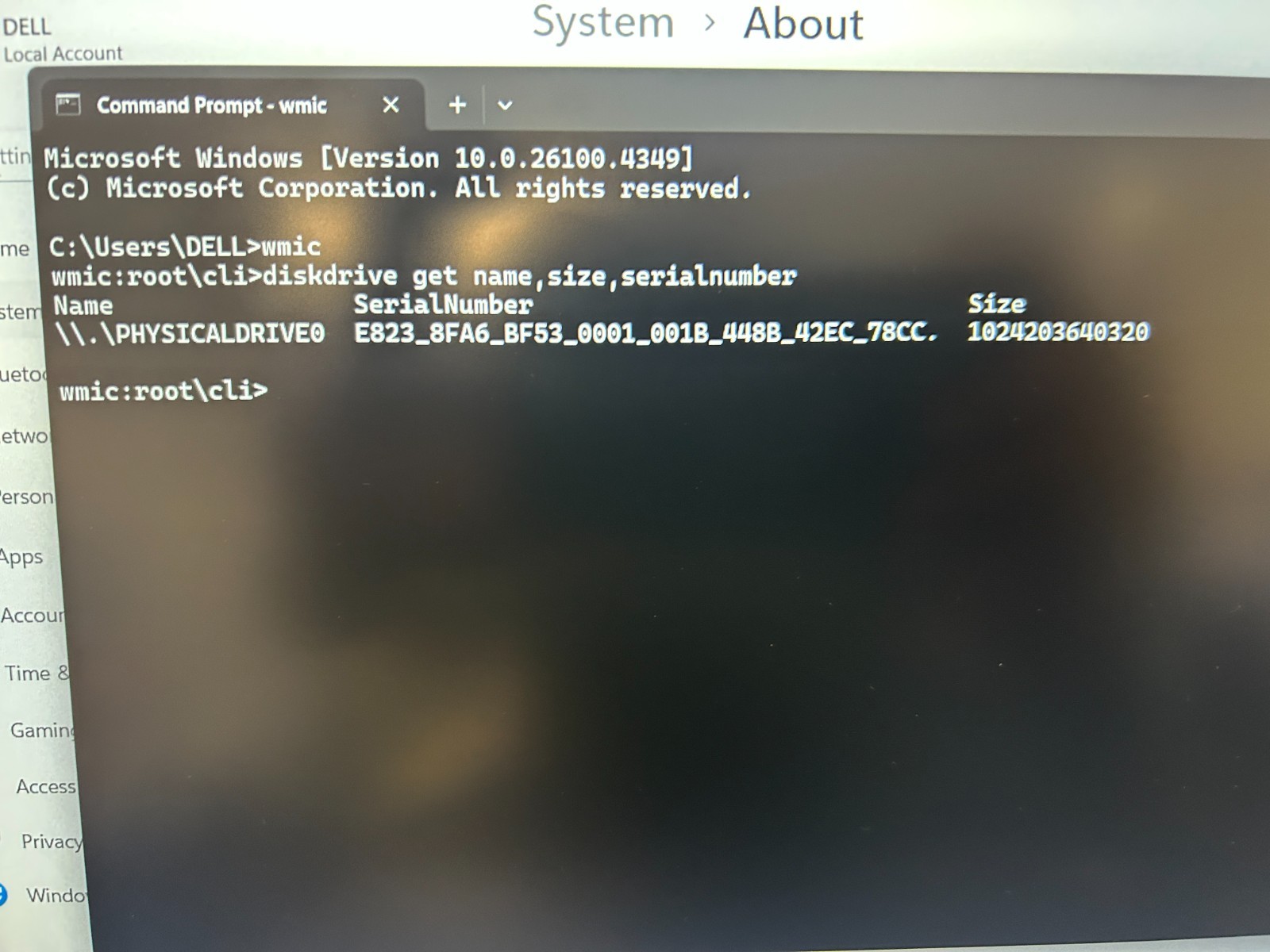 DELL 16 DC16250 MRYT3, Intel Core 7-150U, 1.80 GHz, 16 GB RAM, 1 TB NVMe