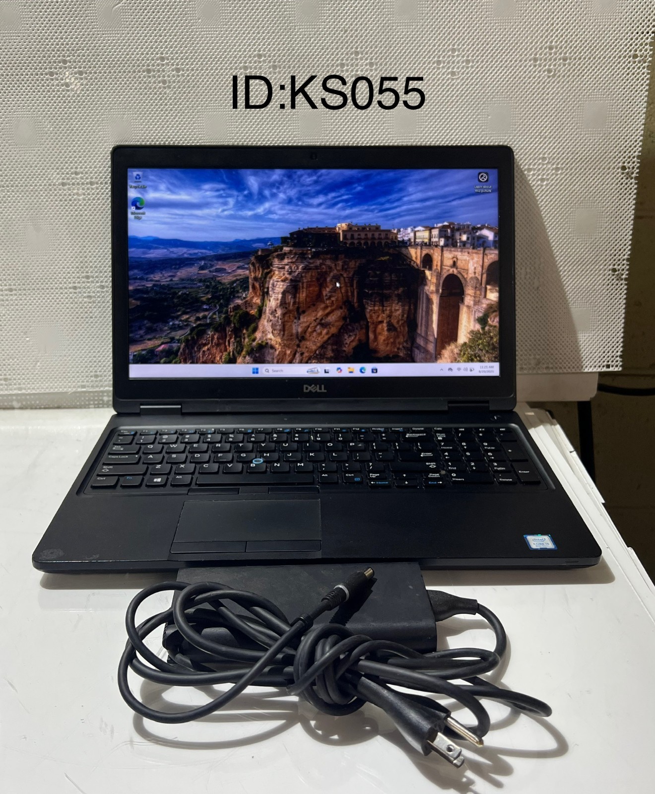 DELL LATITUDE 5591 i5-8300H@2.30GHz 12GB RAM 256GB SSD W11P WCHARGER *READ