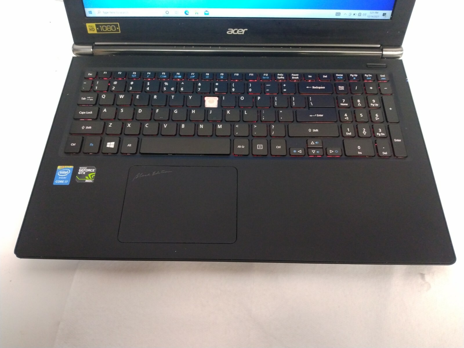 Acer Aspire VN7-591G Intel Core i7-4720HQ 2.6GHz 16GB 256GB SSD+HDD W10 GTX 860M