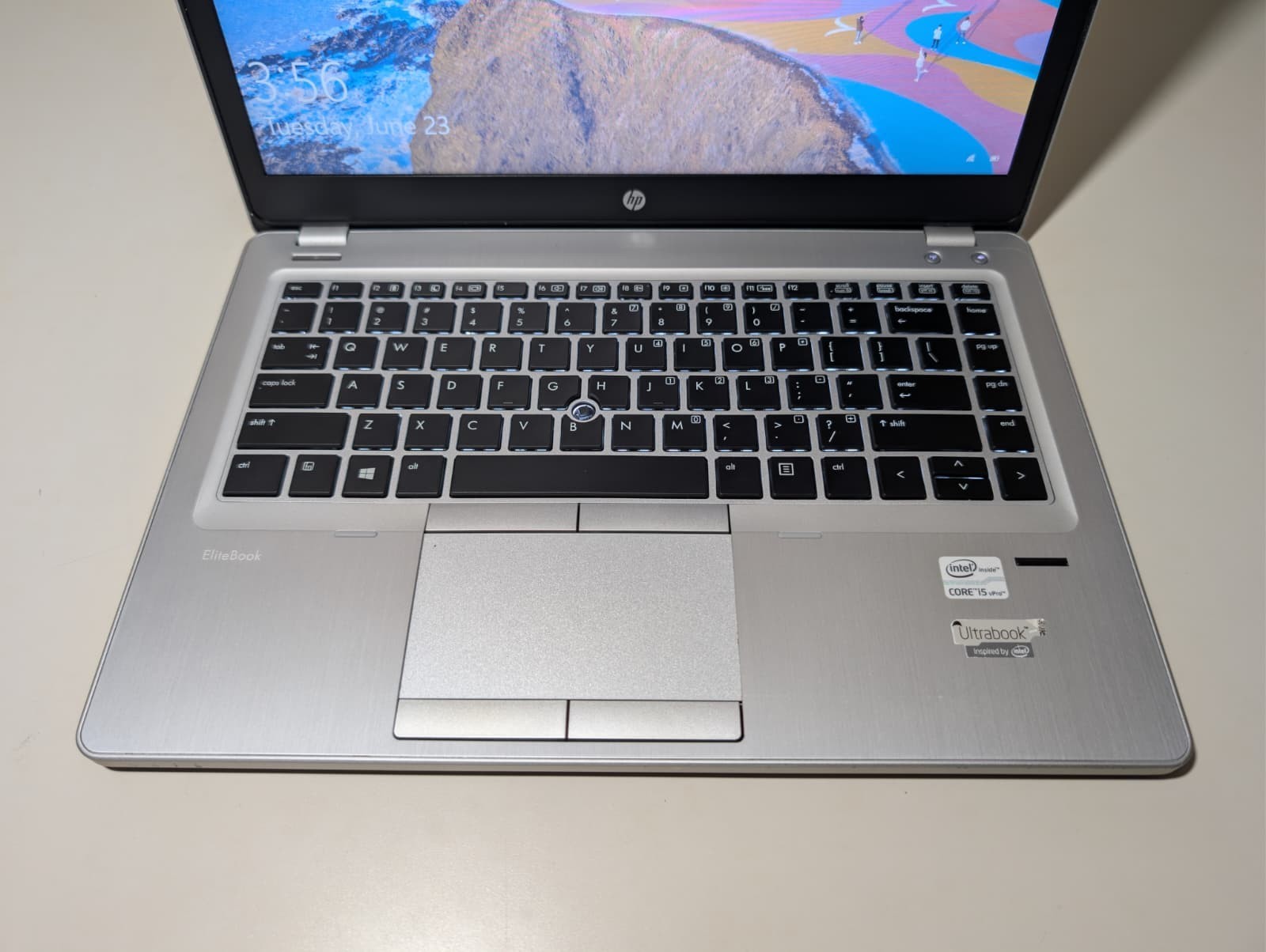 HP EliteBook Folio 9470M | i5 3rd 8GB RAM 128GB SSD | Backlit Win 10 New Battery