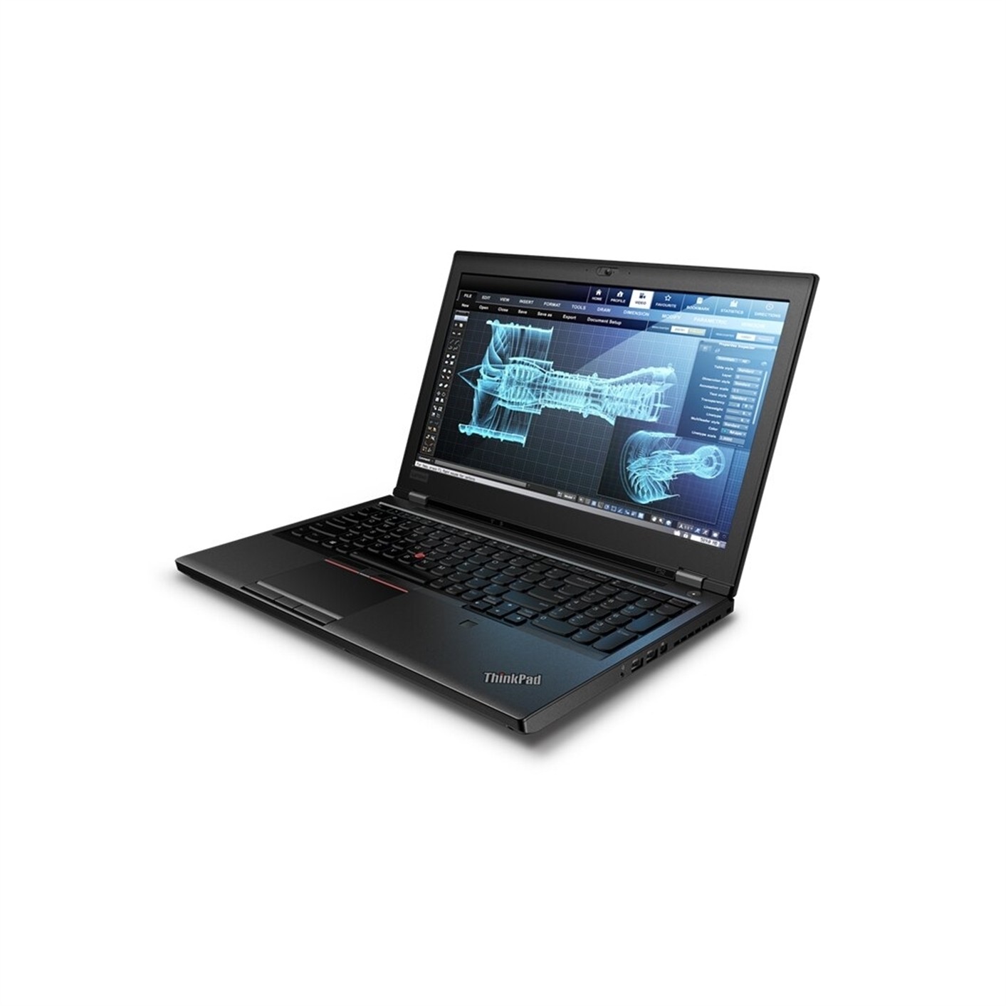 Lenovo ThinkPad P52 15.6″ 16GB 512GB, Black