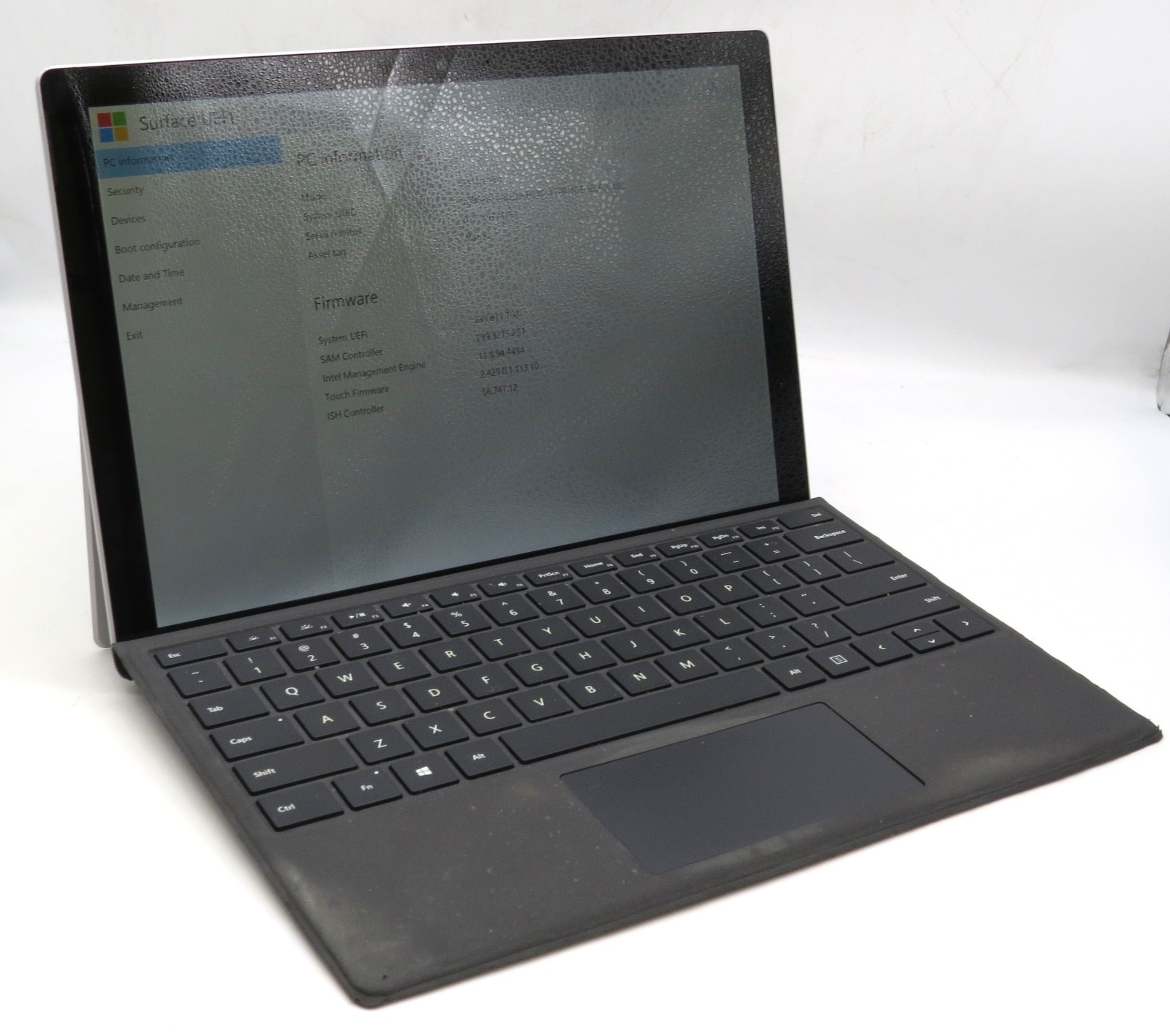 Surface Pro 5 i5-7300U @ 2.6GHz 8GB DDR3 256GB SSD 12″ No OS/AC