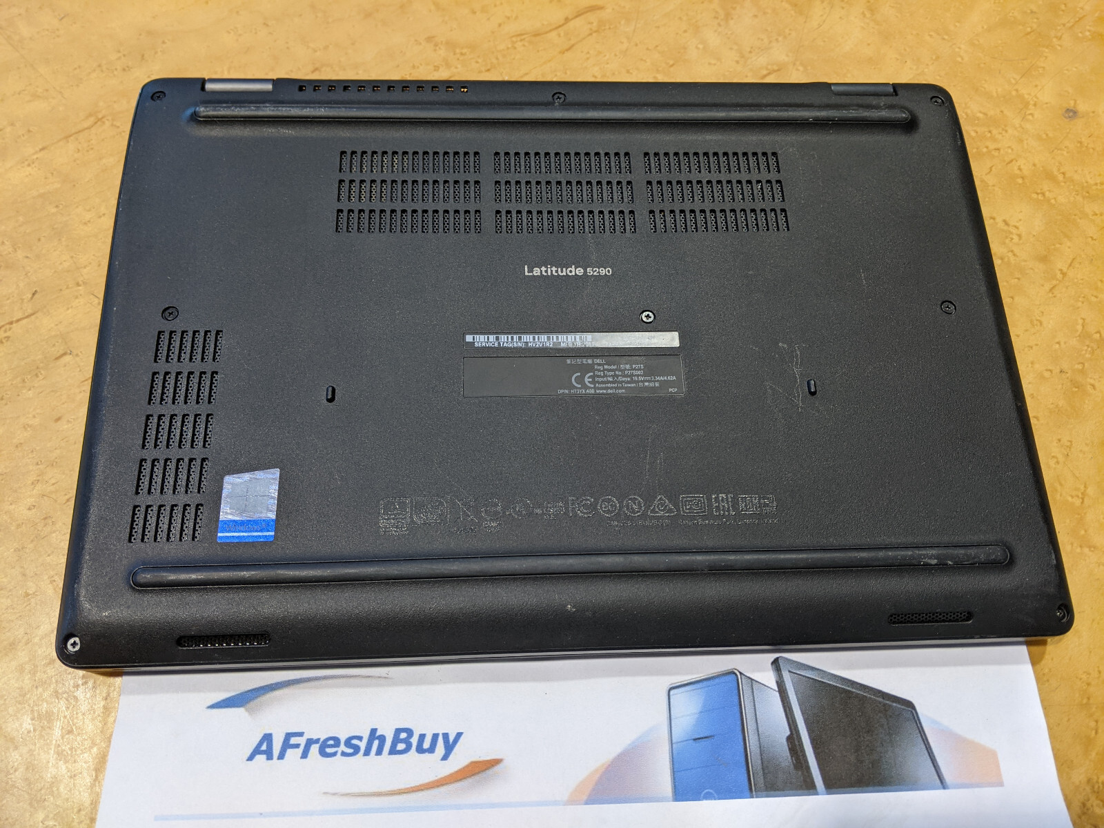 Dell Latitude 5290 Laptop i5-8350U 1.7Ghz 8Gb Ram 256GB SSD No OS