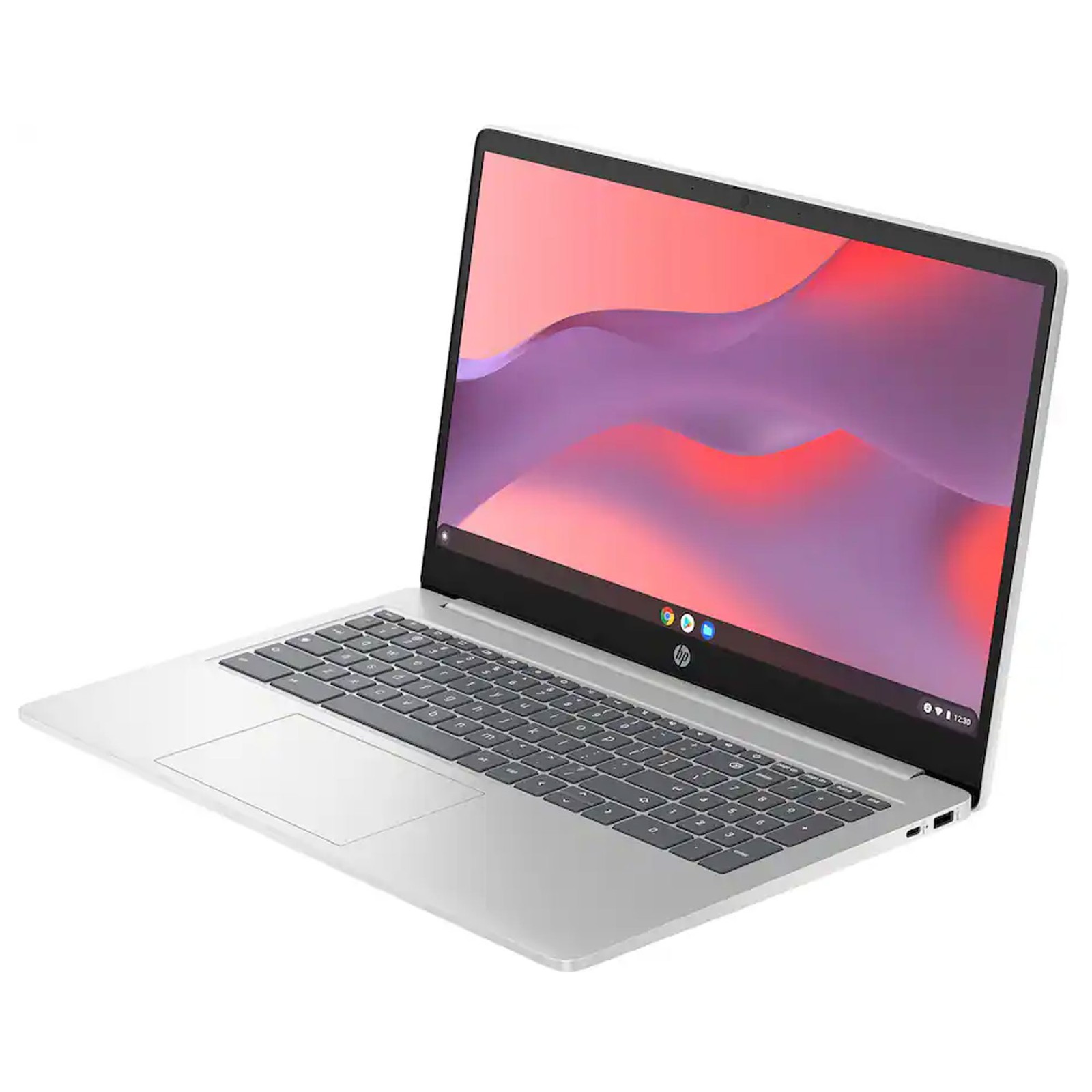 HP 15.6″ Chromebook Laptop – 8GB Memory, 64GB eMMC (Natural Silver) with Bag