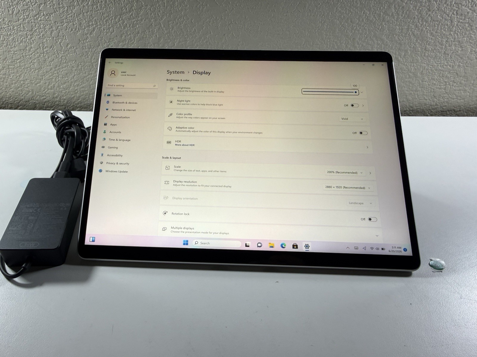 Microsoft Surface Pro 8 (1982) i5-1145G7 – 16GB RAM – 256GB 120Hz – Win 11 Pro