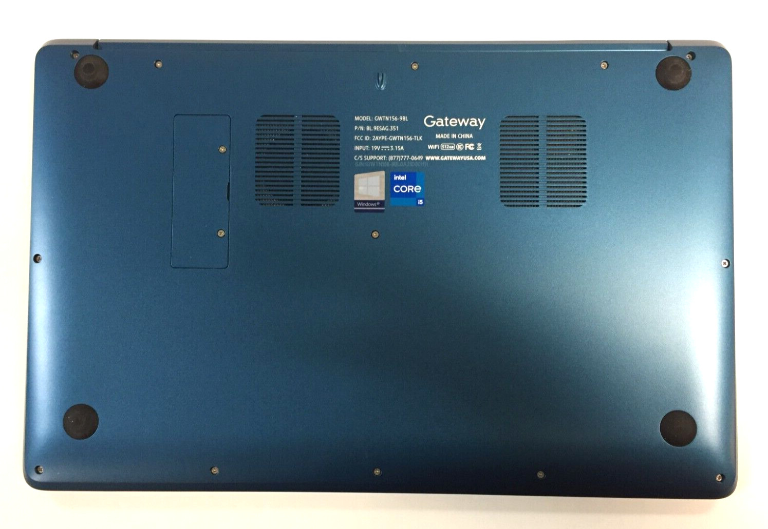 Gateway 15.6 FHD Ultra Slim Notebook GWTN156-9BL I5-1135G7 16GB 512GB SSD, Blue