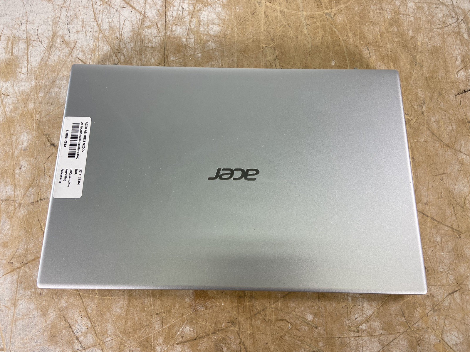 ACER ASPIRE 3 N20C5 i5-1135G7 @ 2.4GHz, 24GB RAM, NO HDD/OS