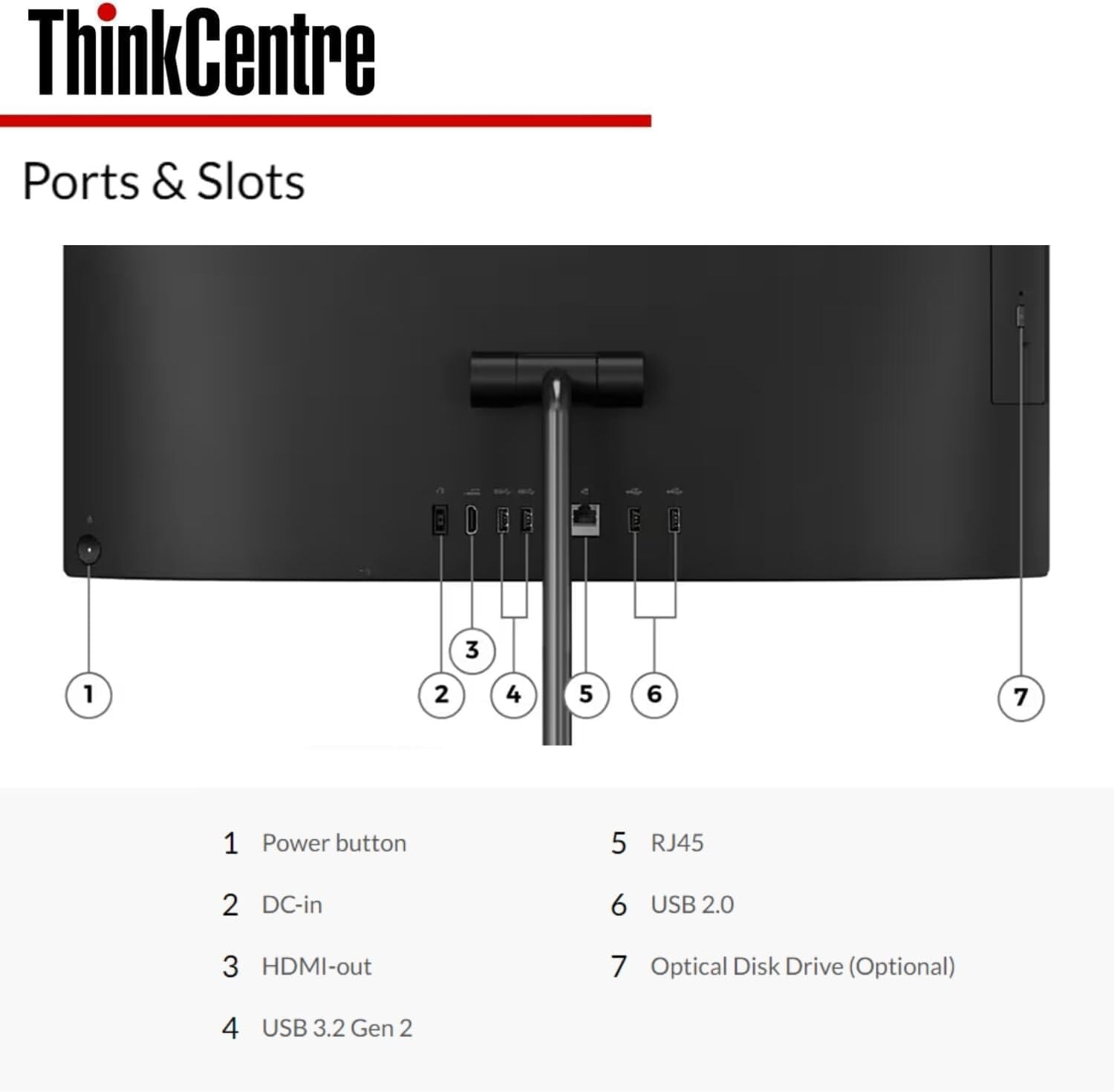 Lenovo ThinkCentre All-in-One Business Computer, 23.8″ FHD Display, 12th Gen