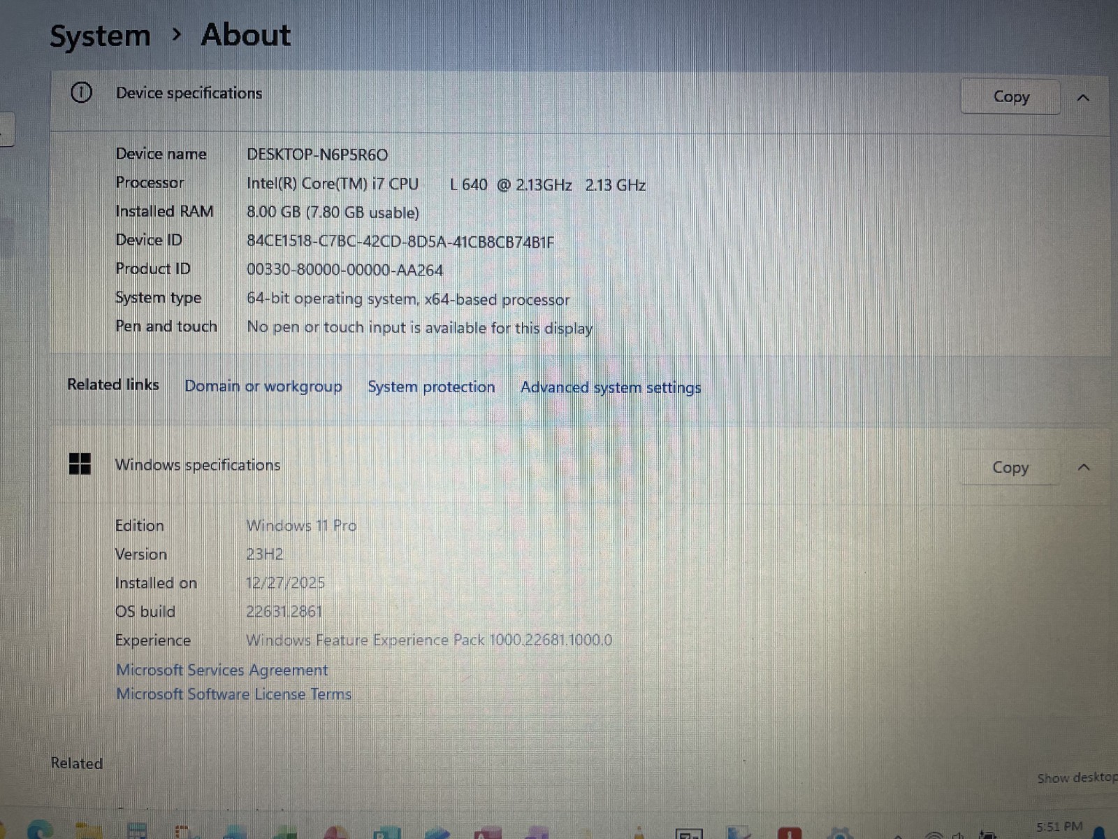 HP Elitebook 2540p Intel i7 2.13GHz Windows 11 Pro 512GB SSD Office Pro 2021