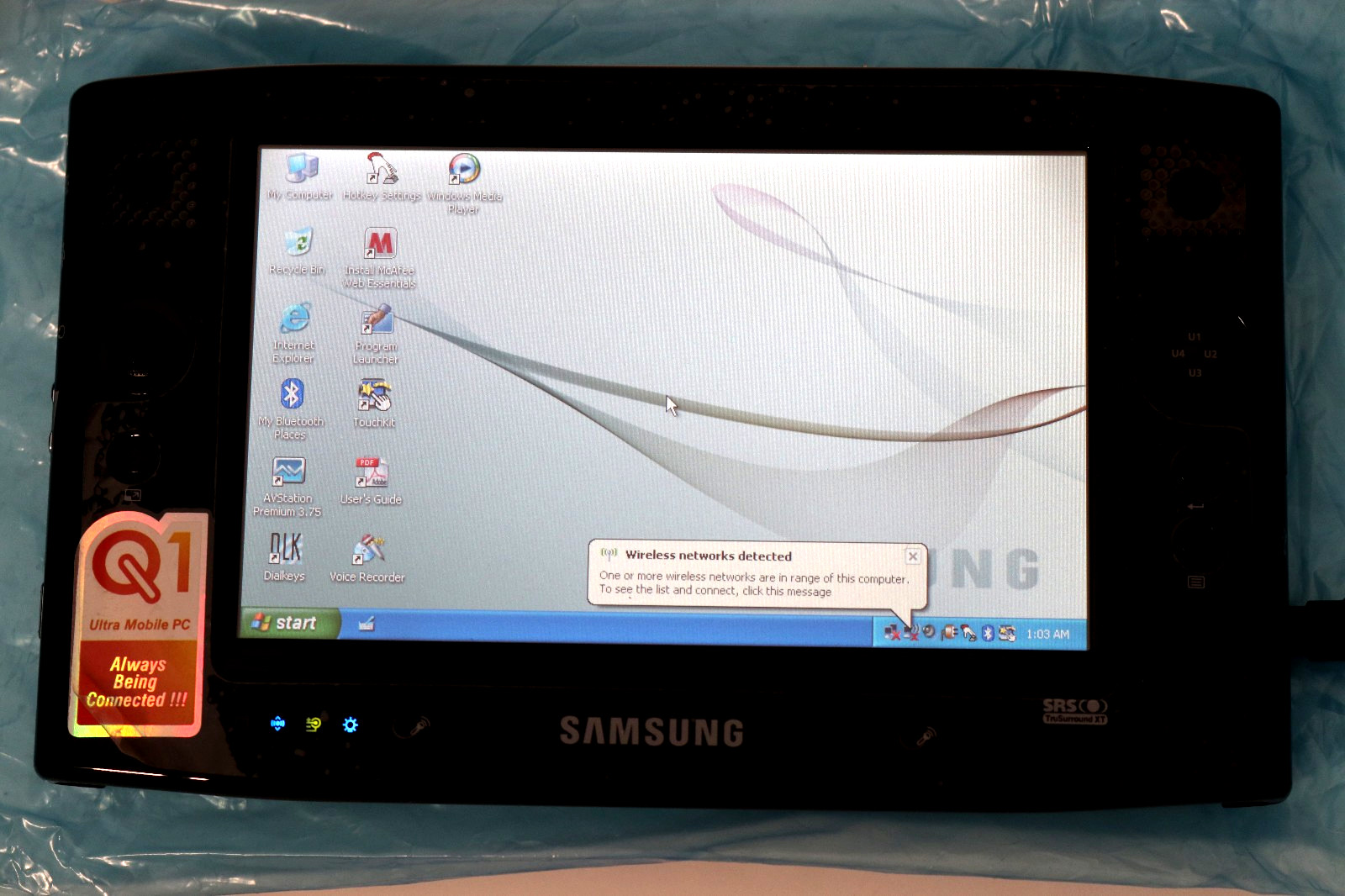 Samsung Q1 Handheld PC Pentium M 1GHz 1GB RAM 60GB HDD V002/SEA Retro RARE WinXP